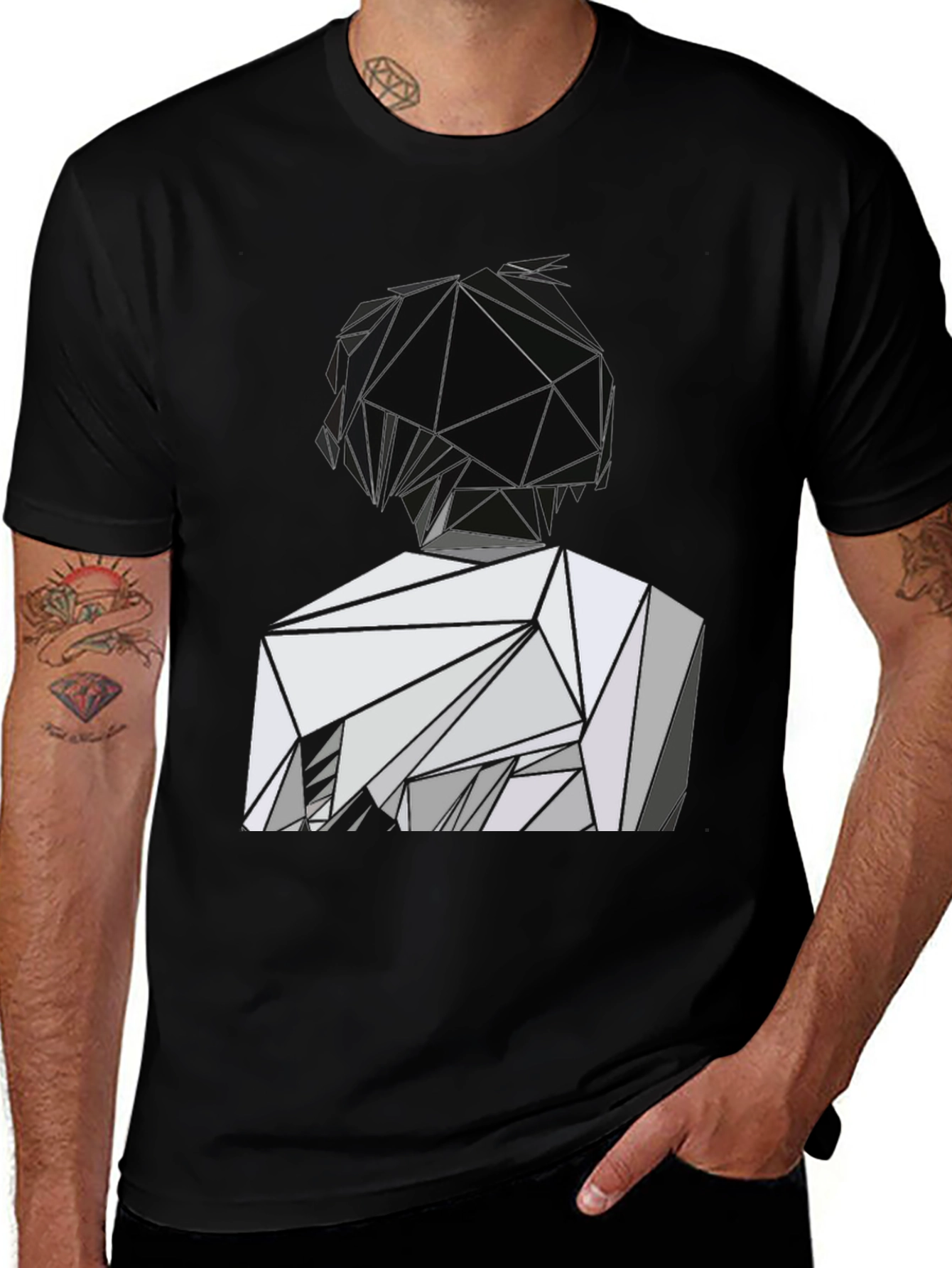 Variant 22 of Abstract Geometric T-Shirt - Modern Art Tee