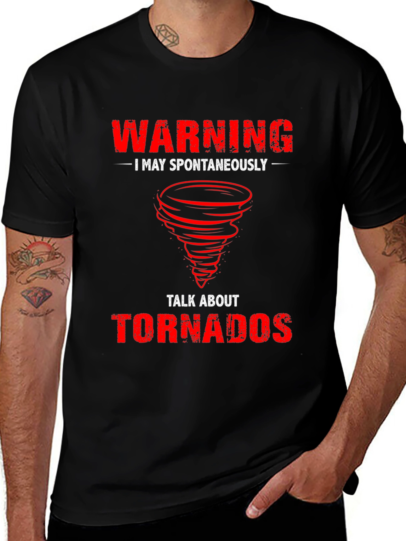 Variant 15 of Warning Tornado Enthusiast Tee