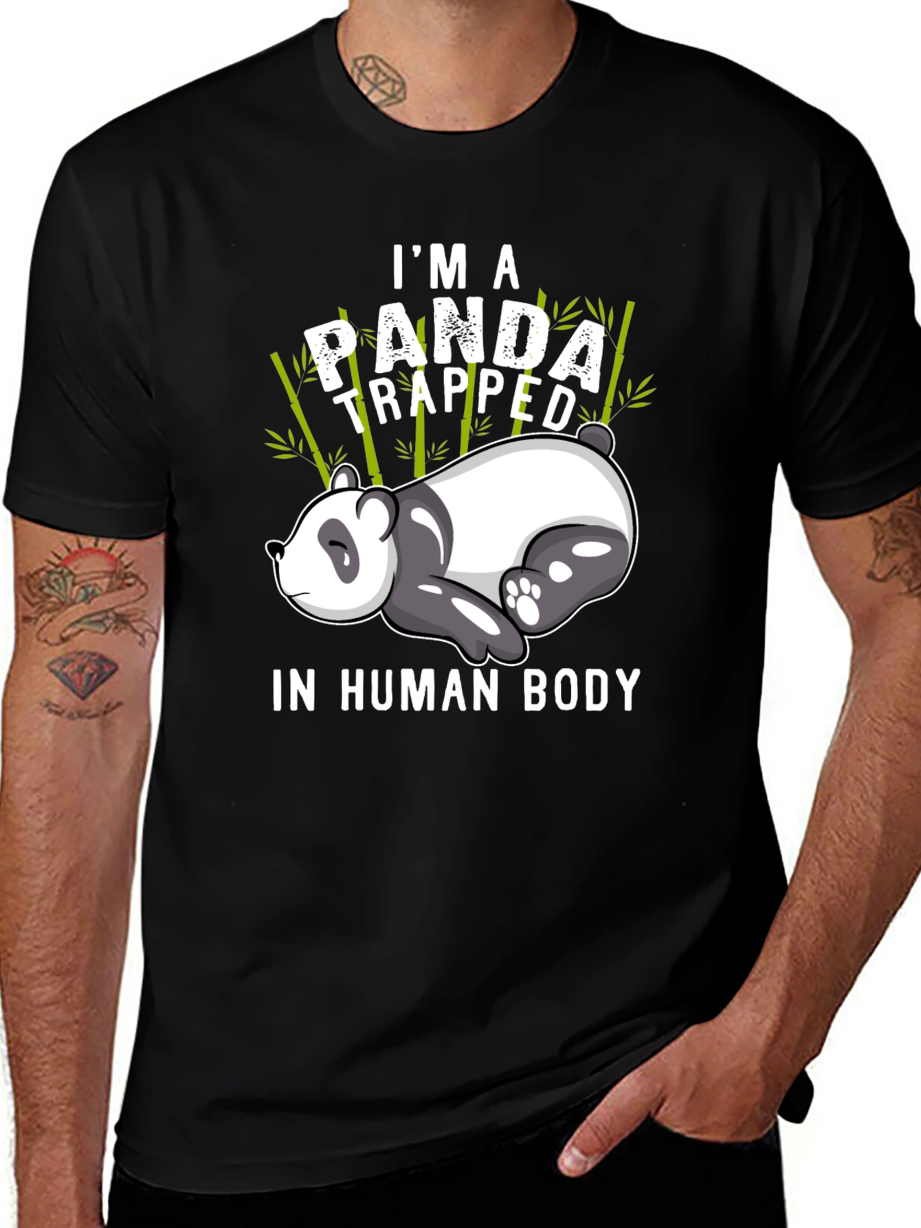 Variant 30 of I'm a Panda Trapped in Human Body T-Shirt