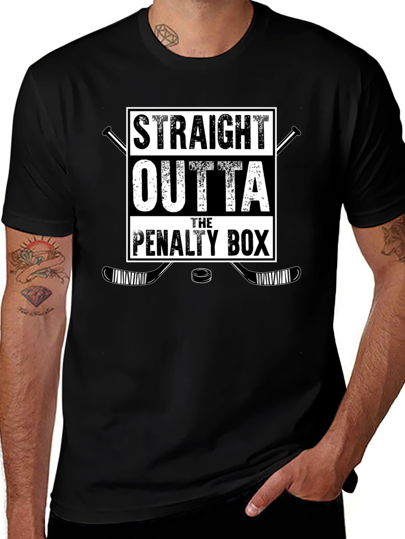 Variant 30 of Straight Outta the Penalty Box Graphic T-Shirt