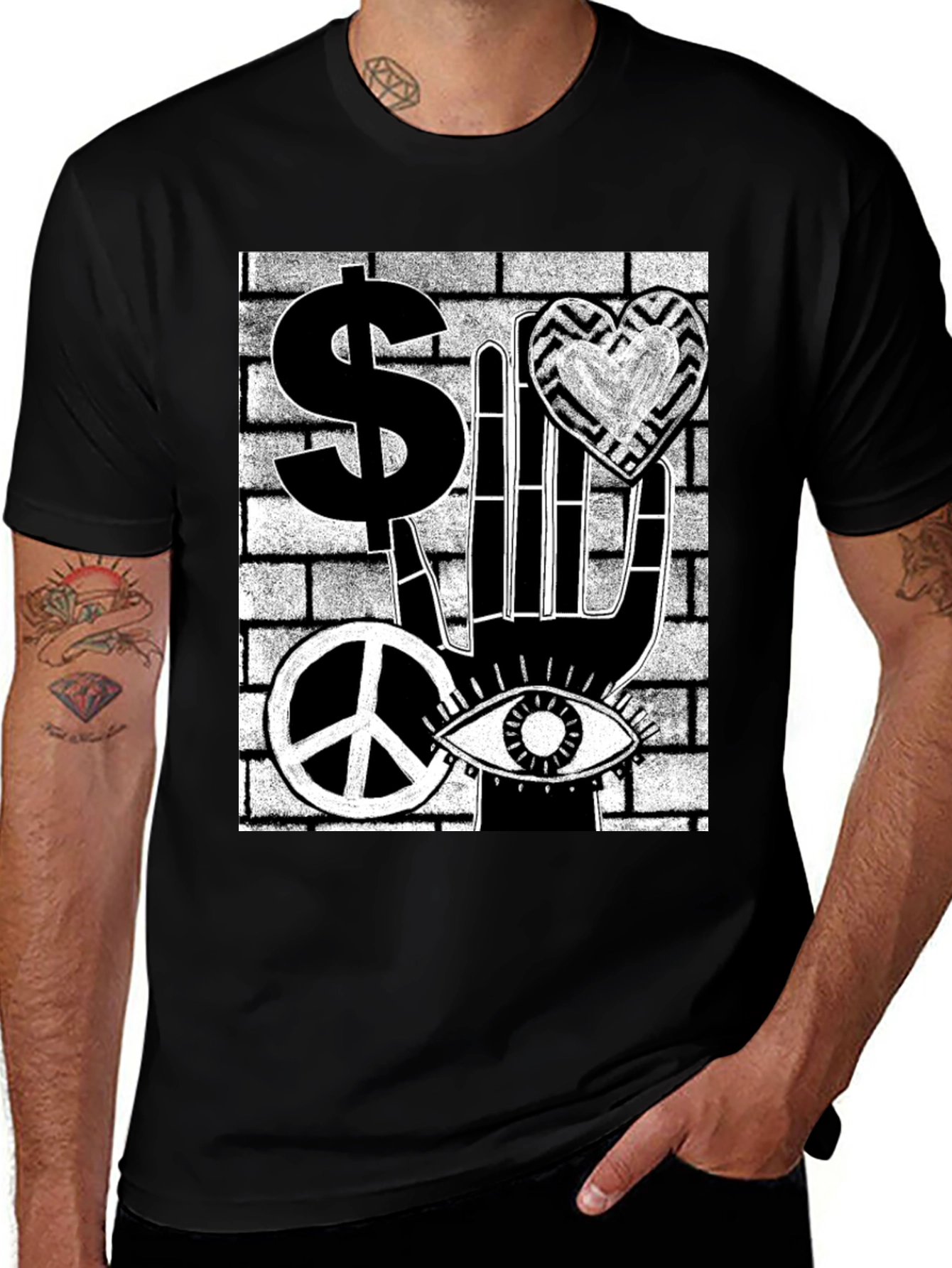 Variant 28 of Symbolic Graphic Print T-Shirt