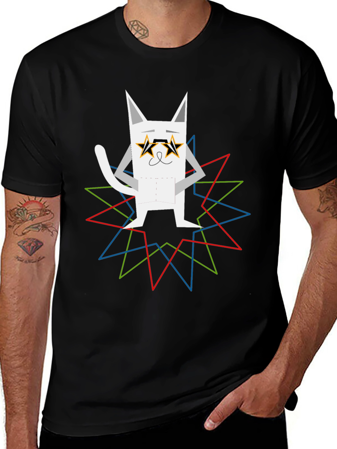 Cool Cat Graphic T-Shirt - Stylish & Unique