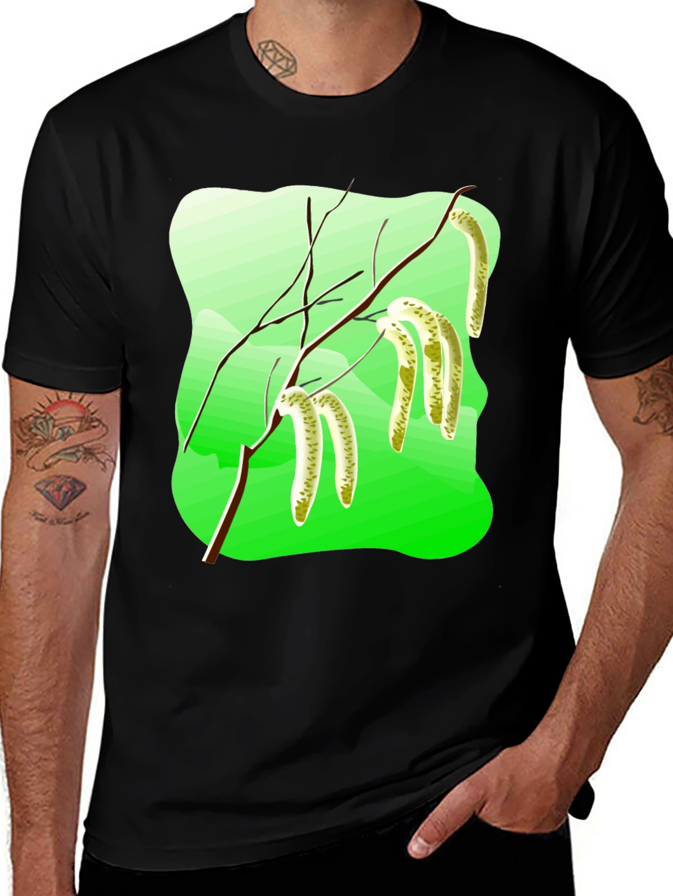 Variant 4 of Nature Inspired Graphic T-Shirt