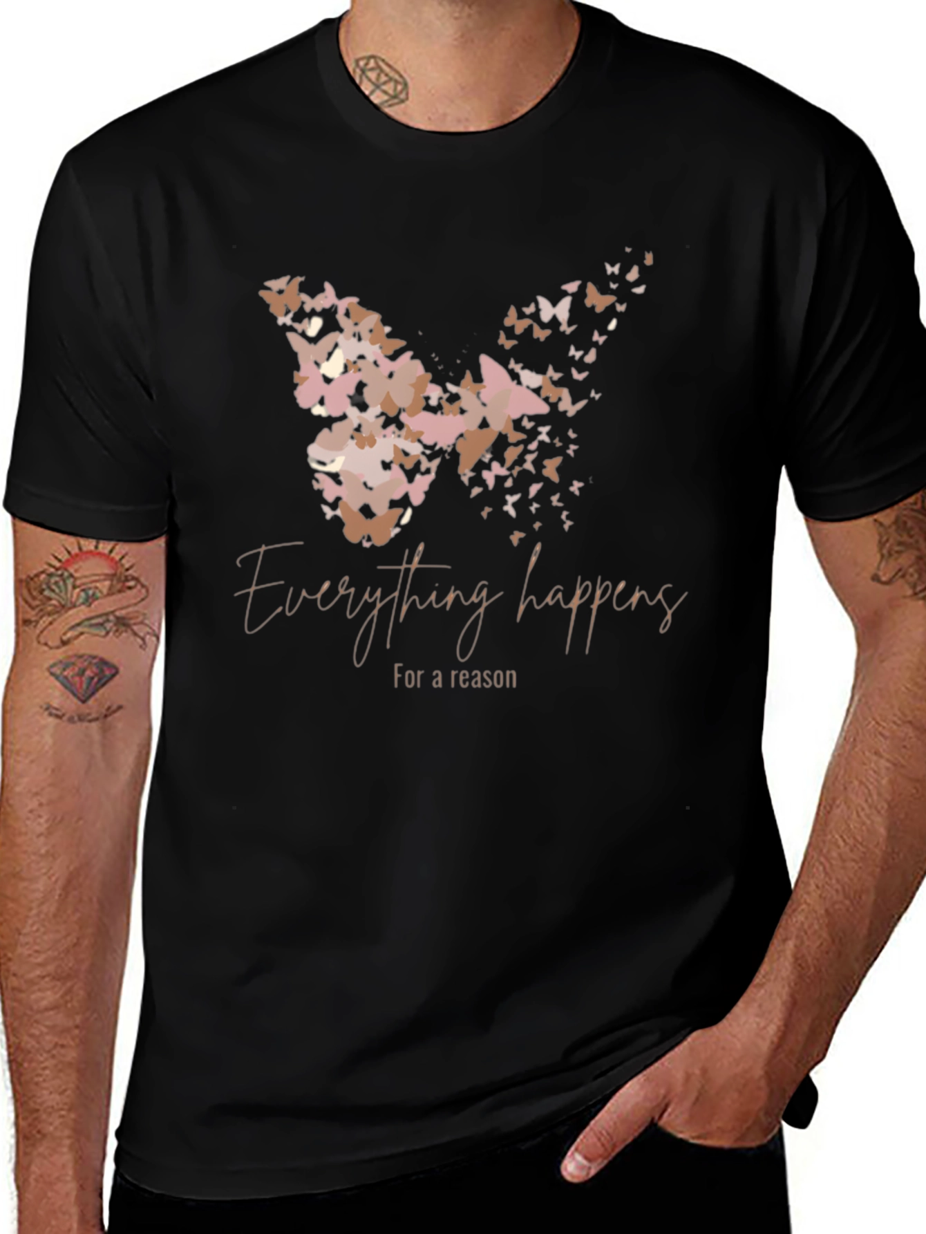Variant 16 of Butterfly Effect T-Shirt: Everything Happens for a Reason