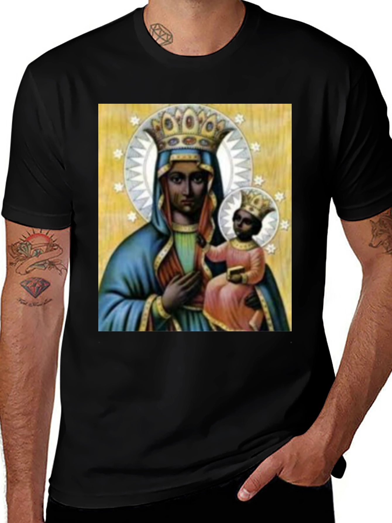 Variant 13 of Black Madonna T-Shirt