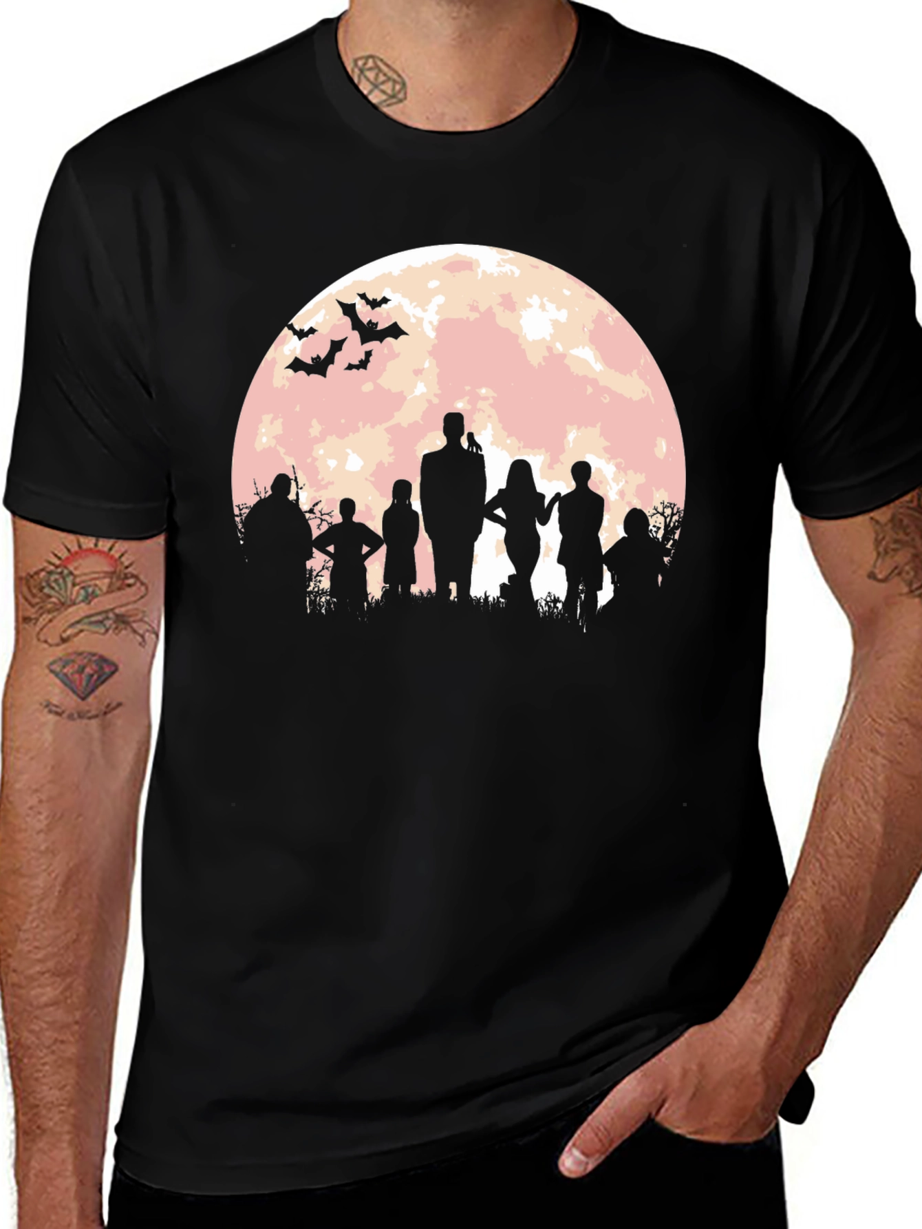 Variant 9 of Addams Family Full Moon T-Shirt