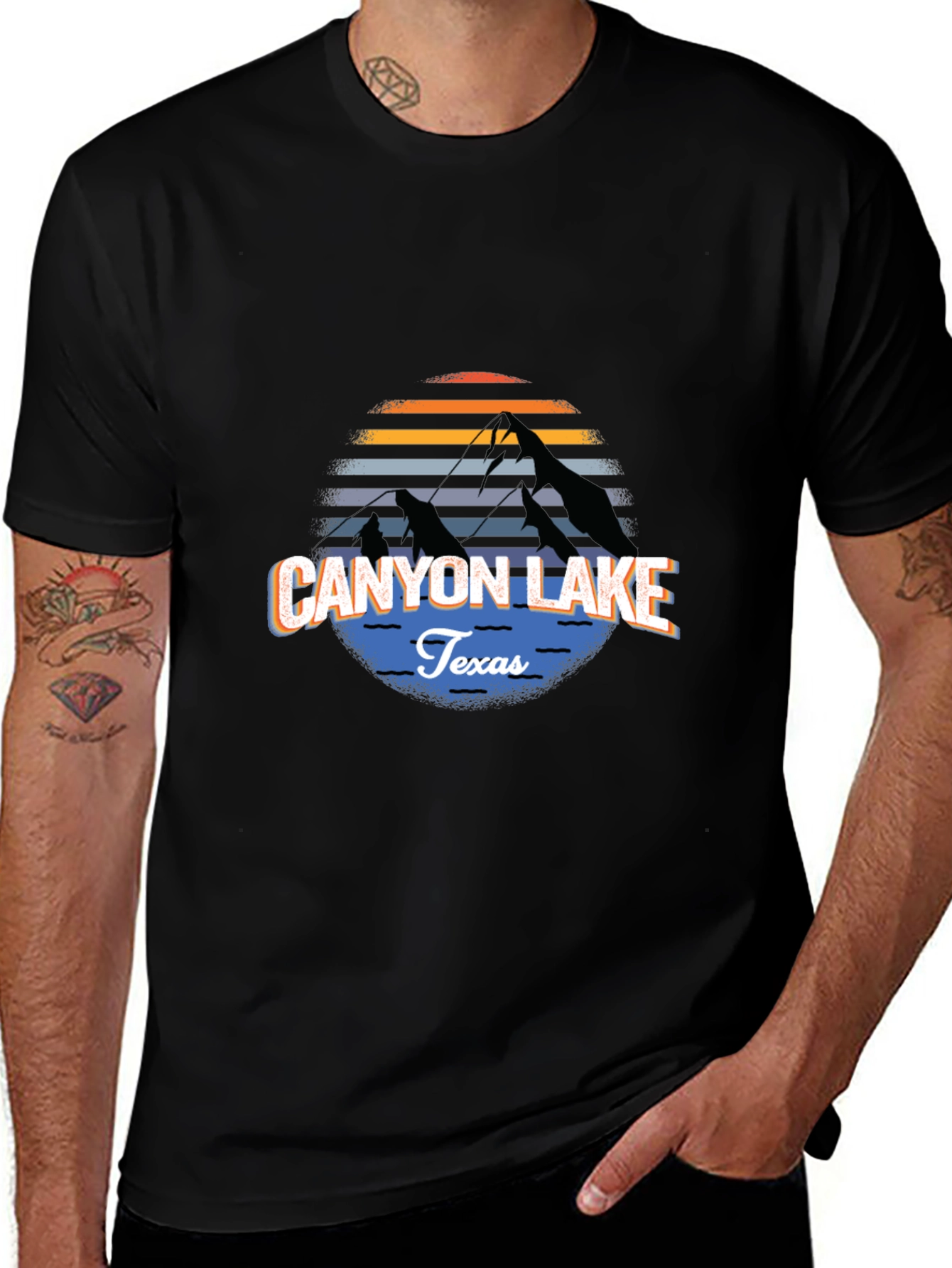 Canyon Lake Texas Retro T-Shirt