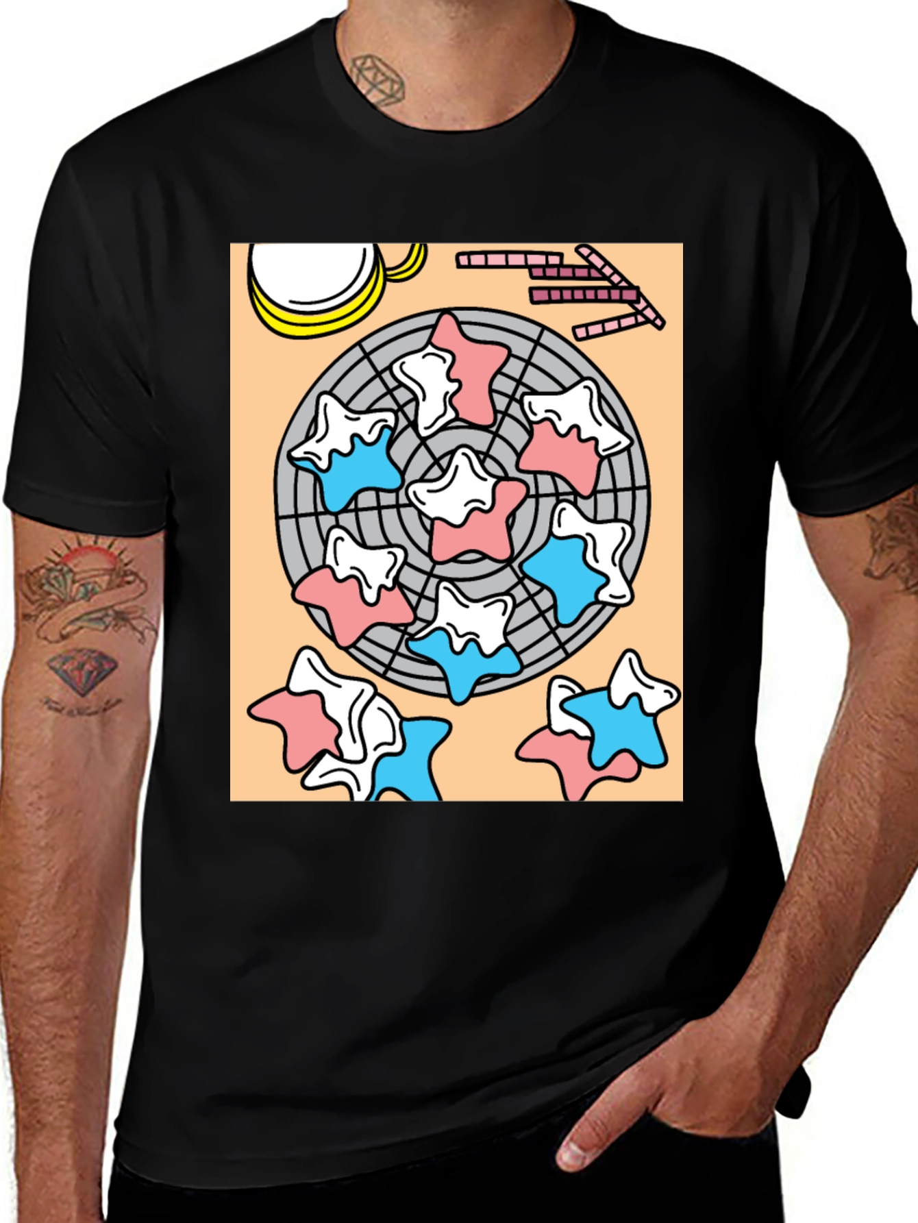 Variant 27 of Star Cookies T-Shirt - Unique Foodie Design