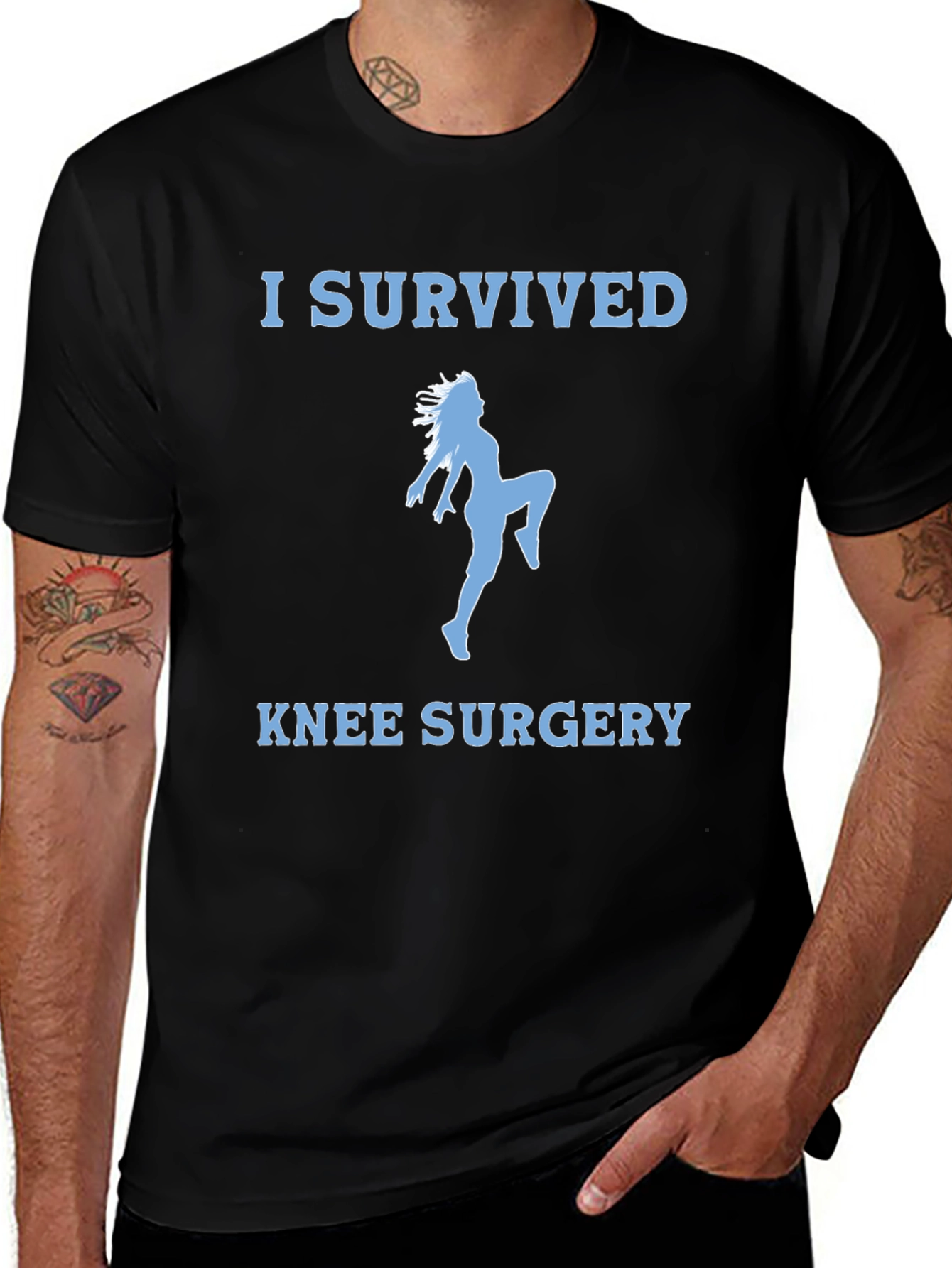 Variant 17 of I Survived Knee Surgery T-Shirt