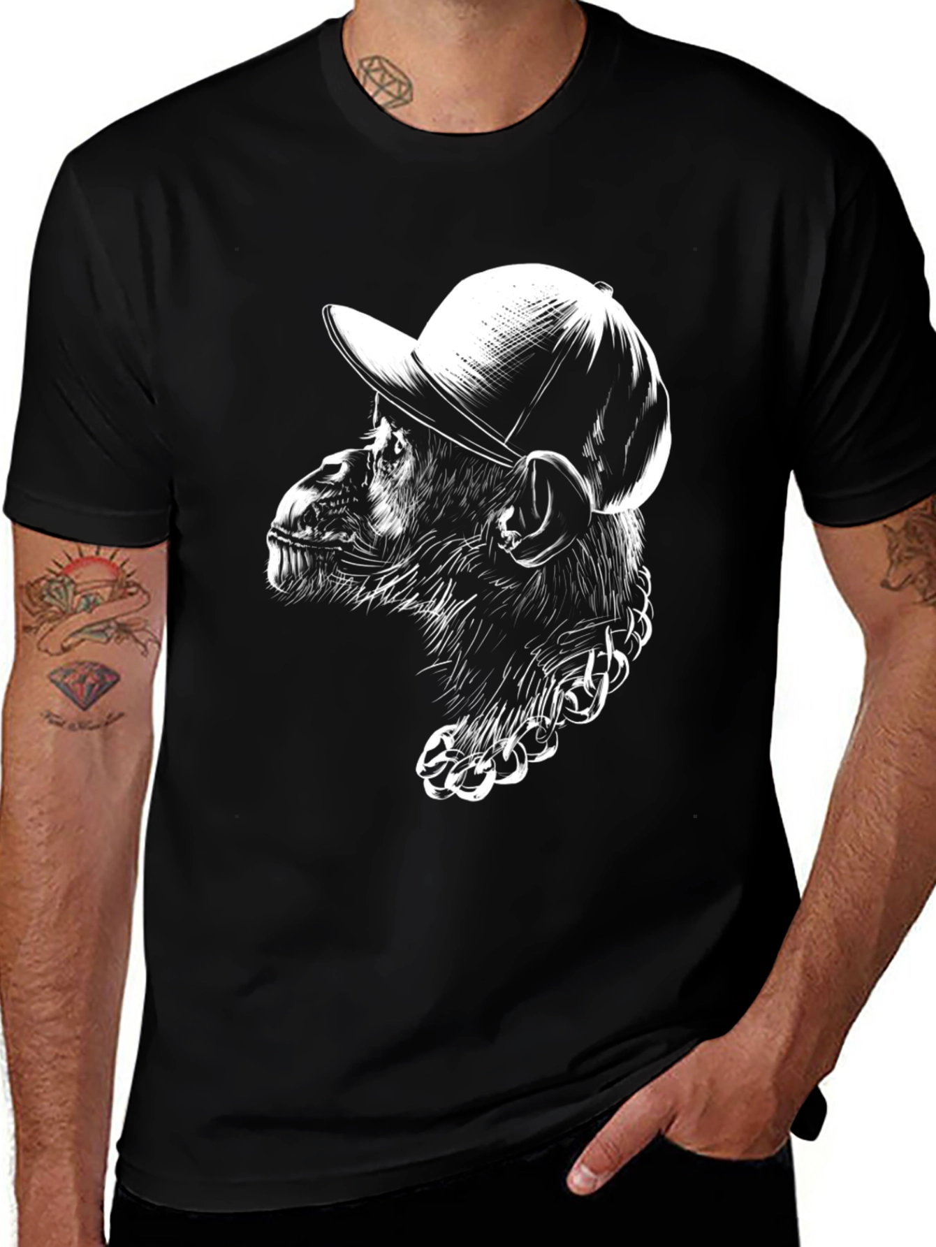 Variant 6 of Monkey Graphic T-Shirt