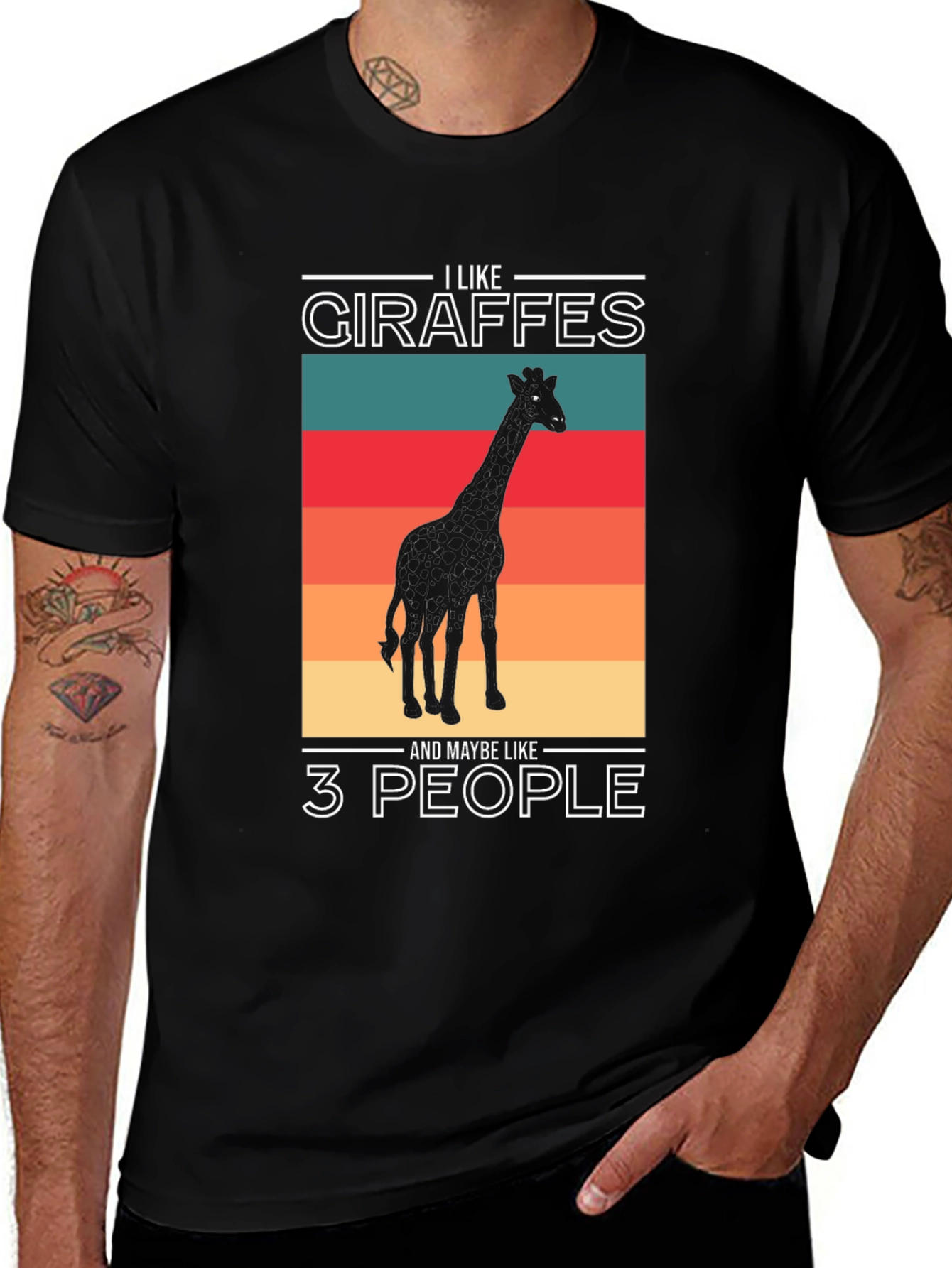 Variant 15 of I Like Giraffes T-Shirt - Funny Animal Lover Tee