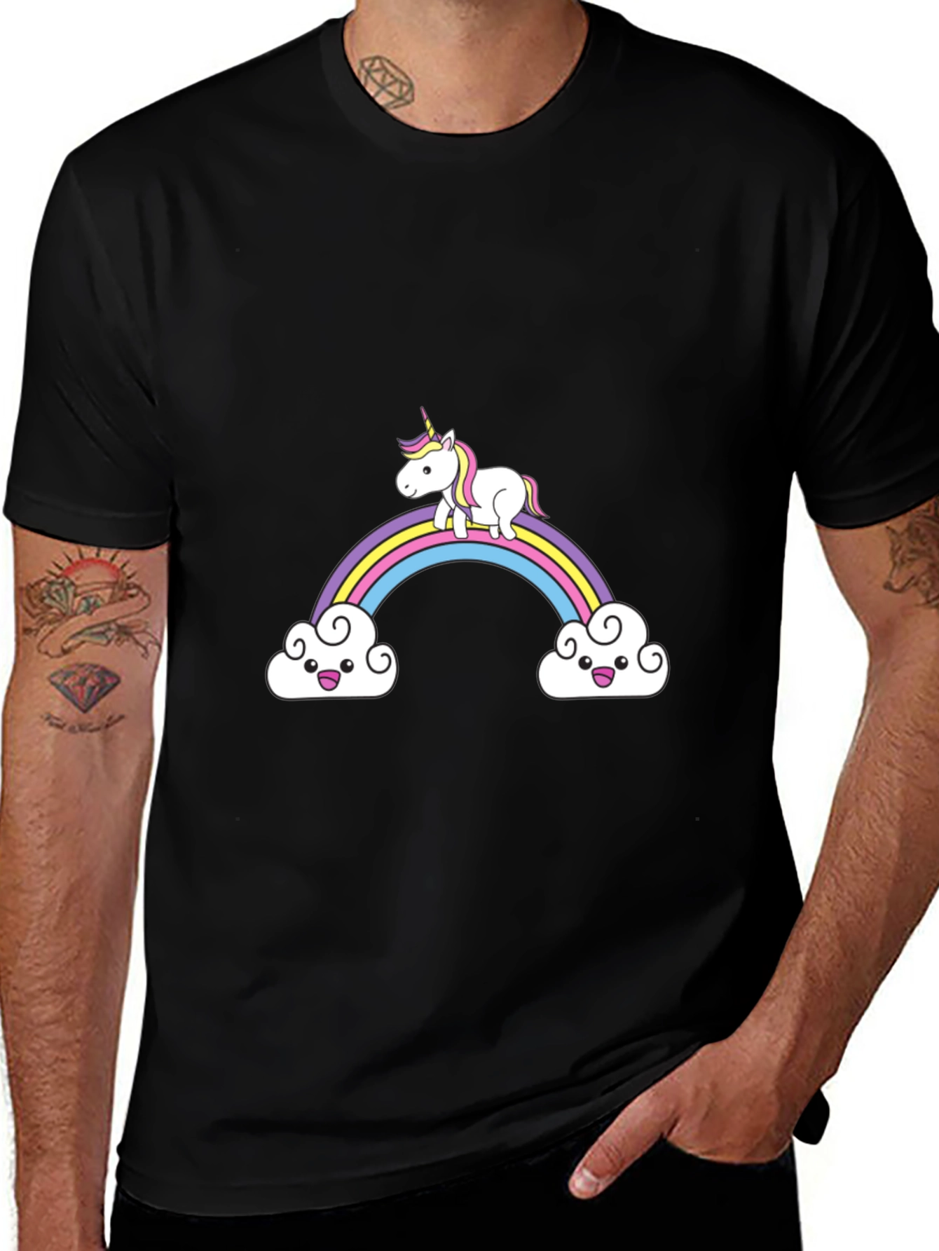 Variant 29 of Cute Unicorn Rainbow T-Shirt