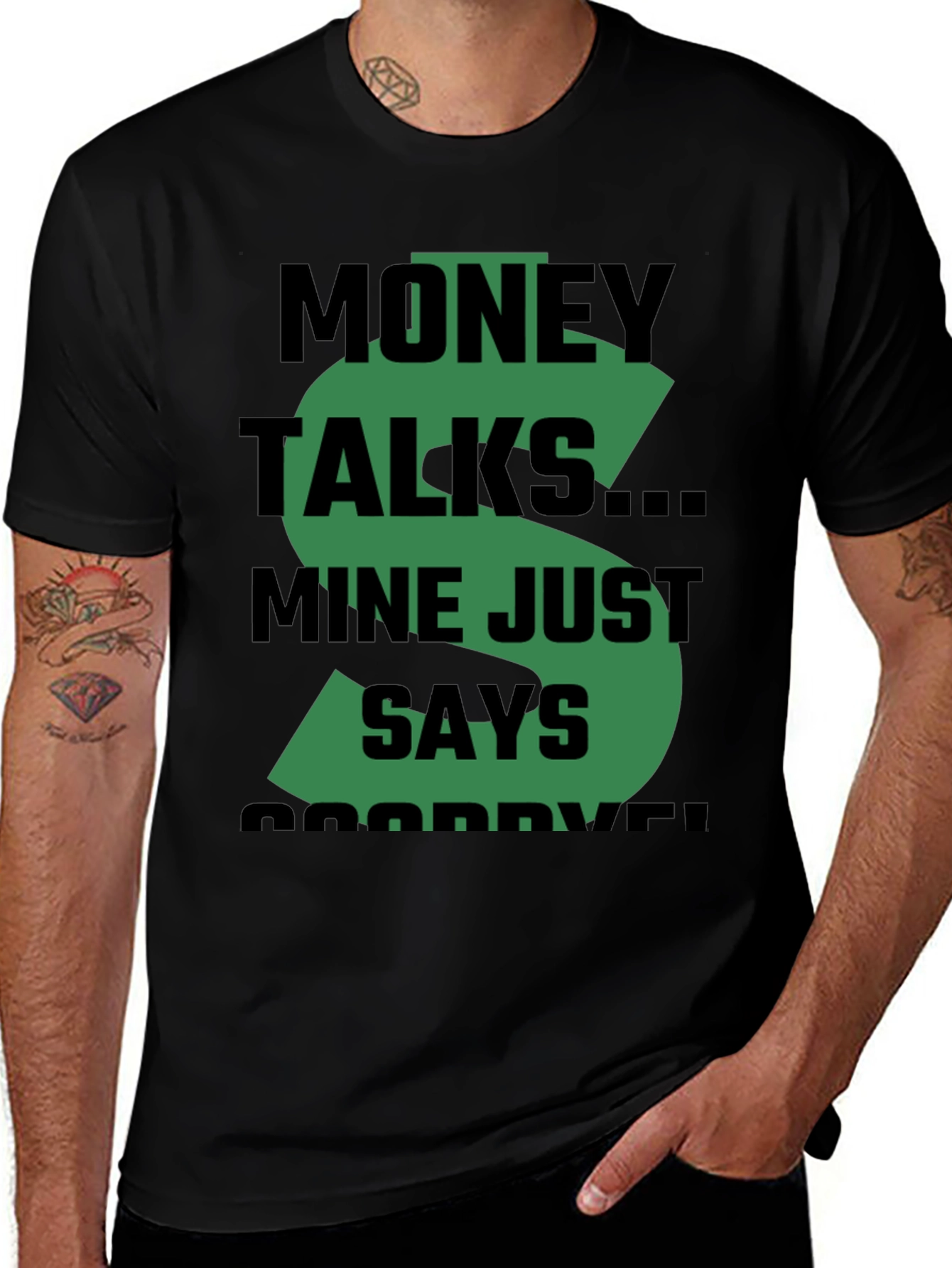 Variant 4 of Money Talks Graphic T-Shirt