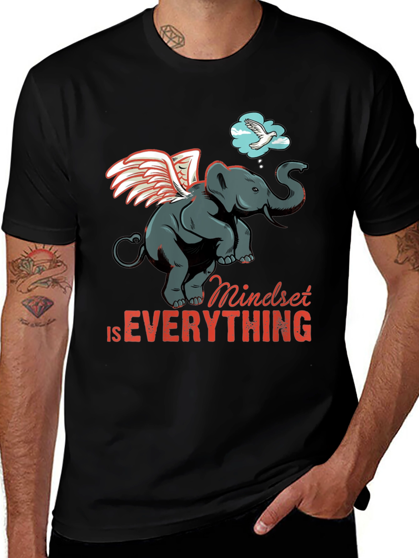 Variant 20 of Mindset is Everything Graphic T-Shirt