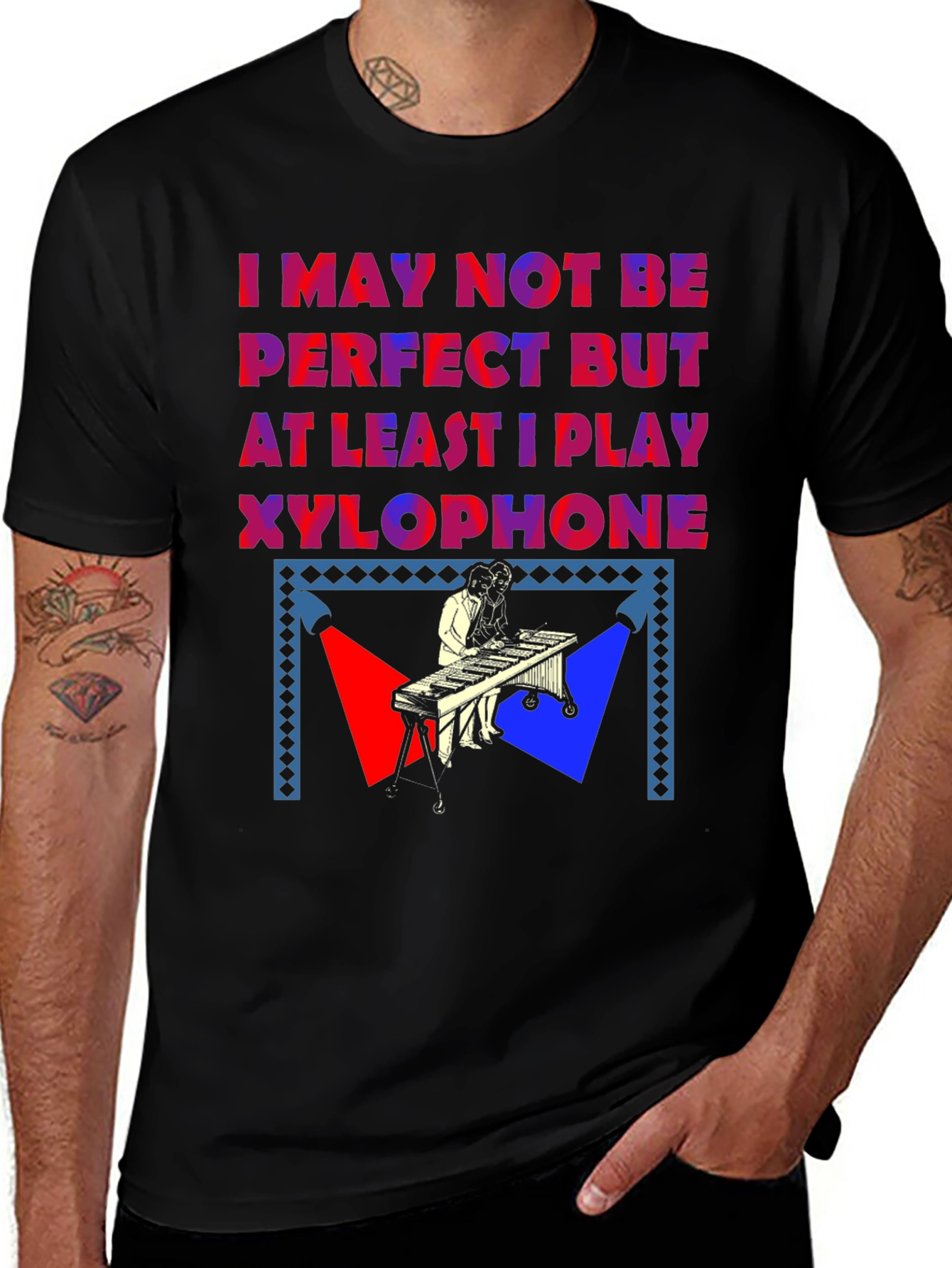 Variant 14 of Xylophone Player Graphic T-Shirt