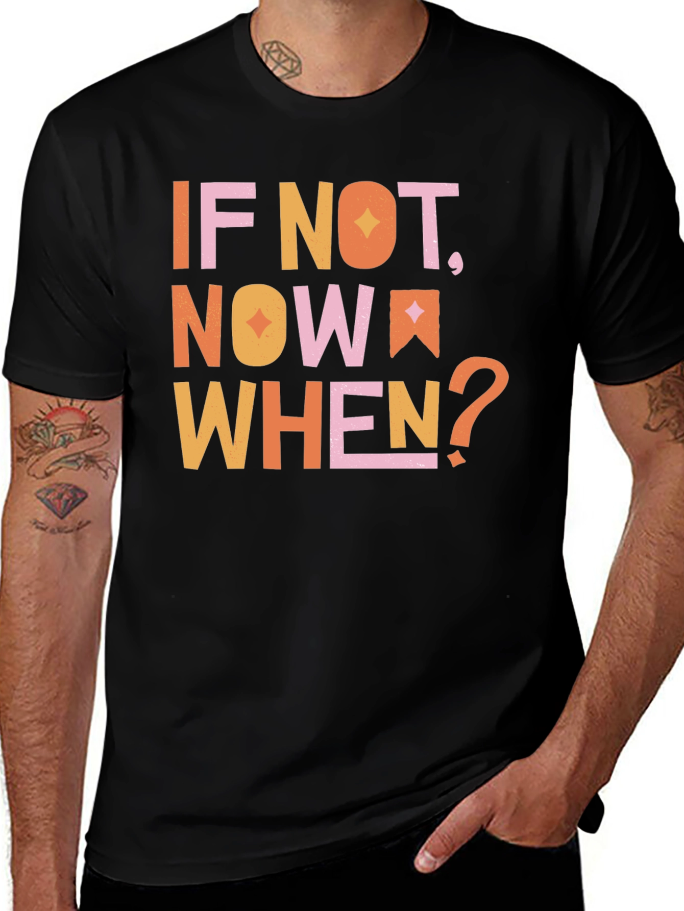 Variant 27 of If Not Now When Graphic Tee