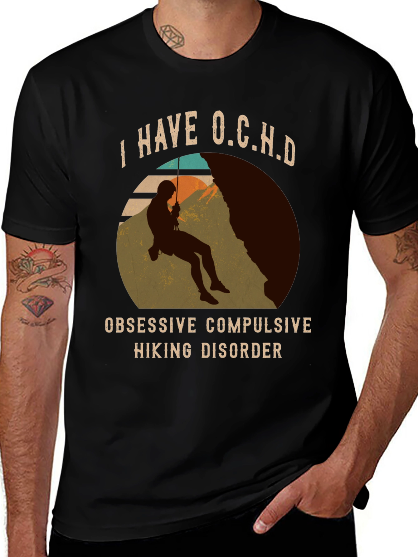 Variant 24 of O.C.H.D Hiking Disorder T-Shirt
