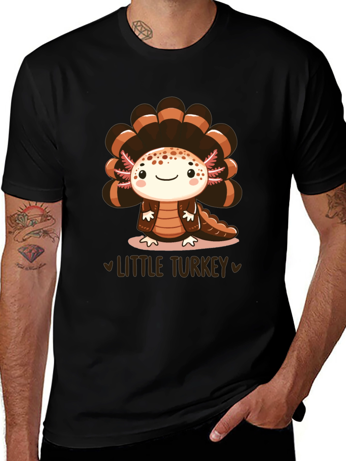 Variant 9 of Little Turkey Axolotl T-Shirt