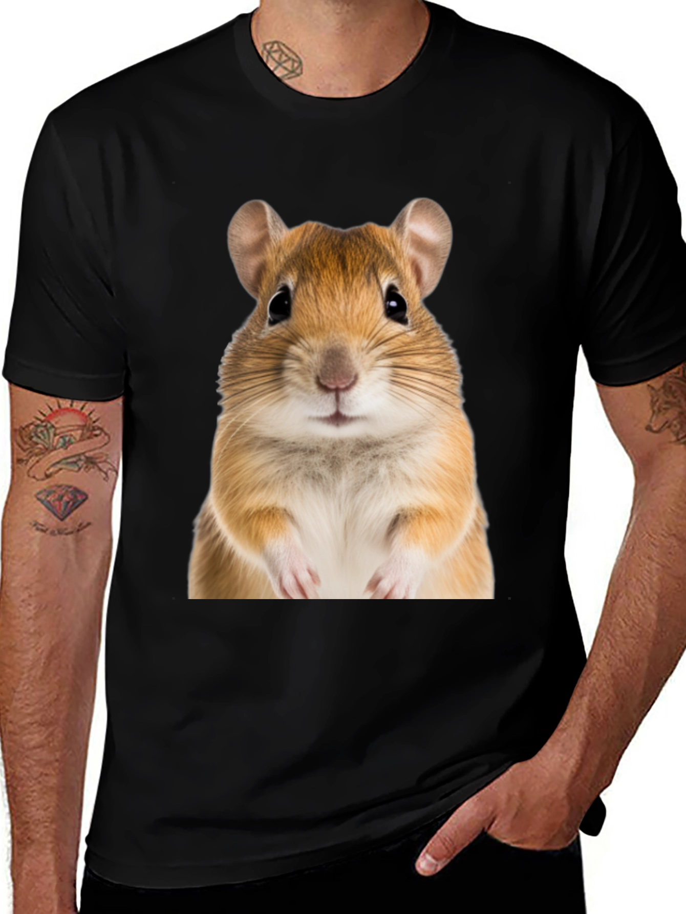 Variant 26 of Cute Hamster Graphic T-Shirt - Unisex