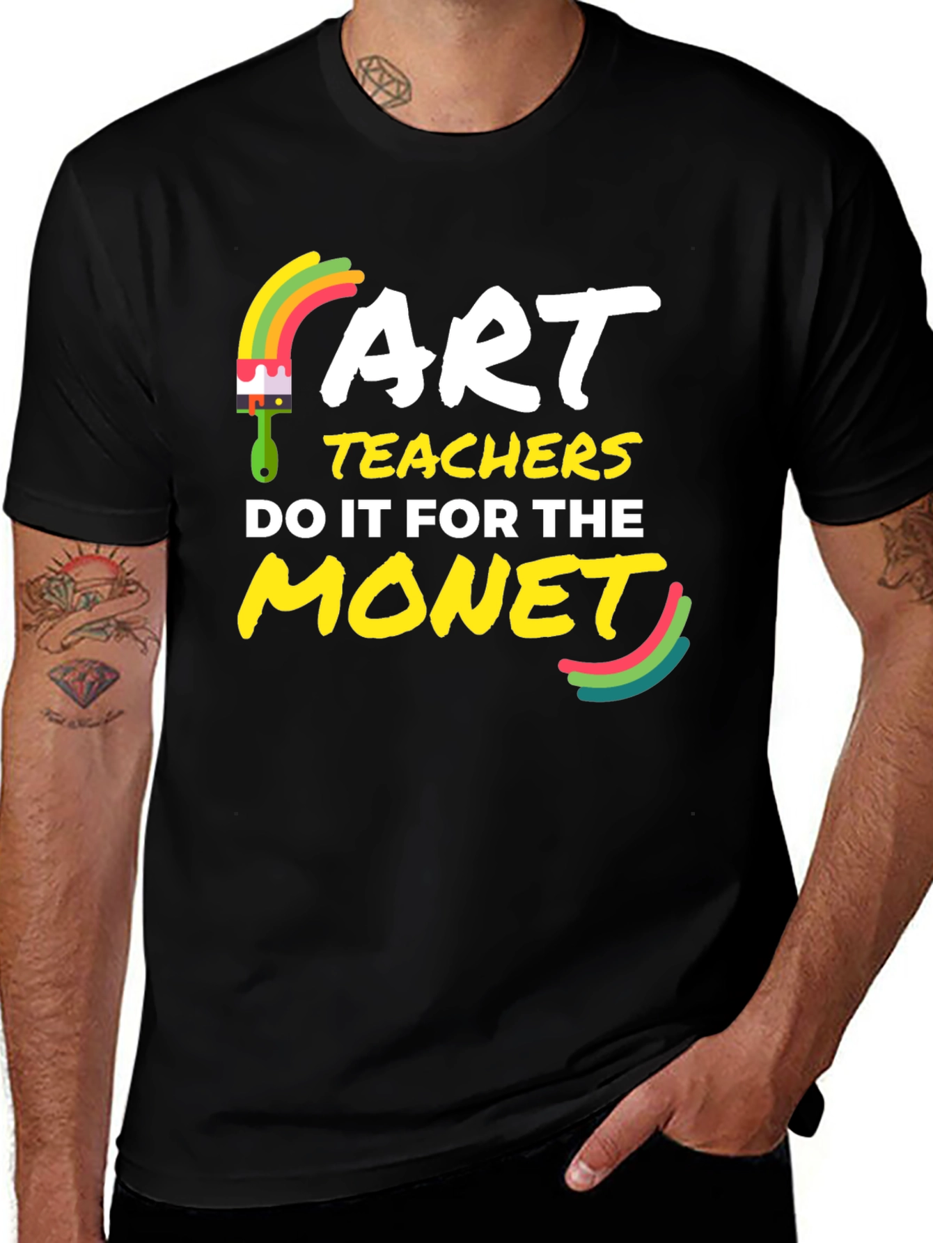 Art Teachers Do It For The Monet Graphic T-Shirt