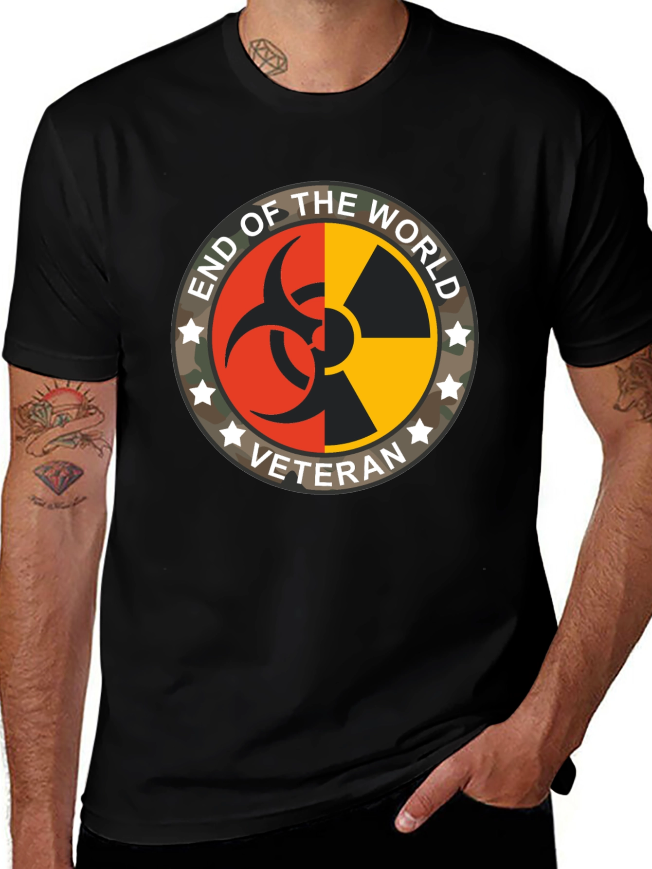 Variant 14 of End of the World Veteran Graphic T-Shirt