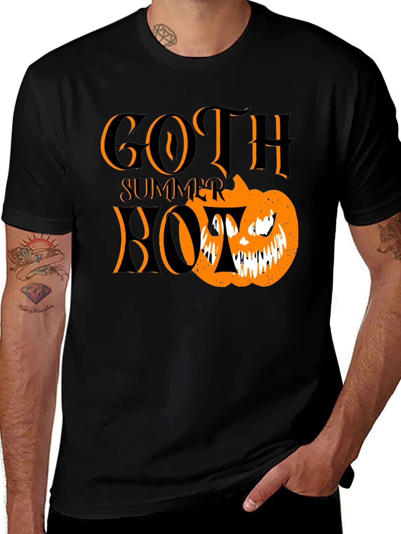 Goth Summer Boo Halloween T-Shirt