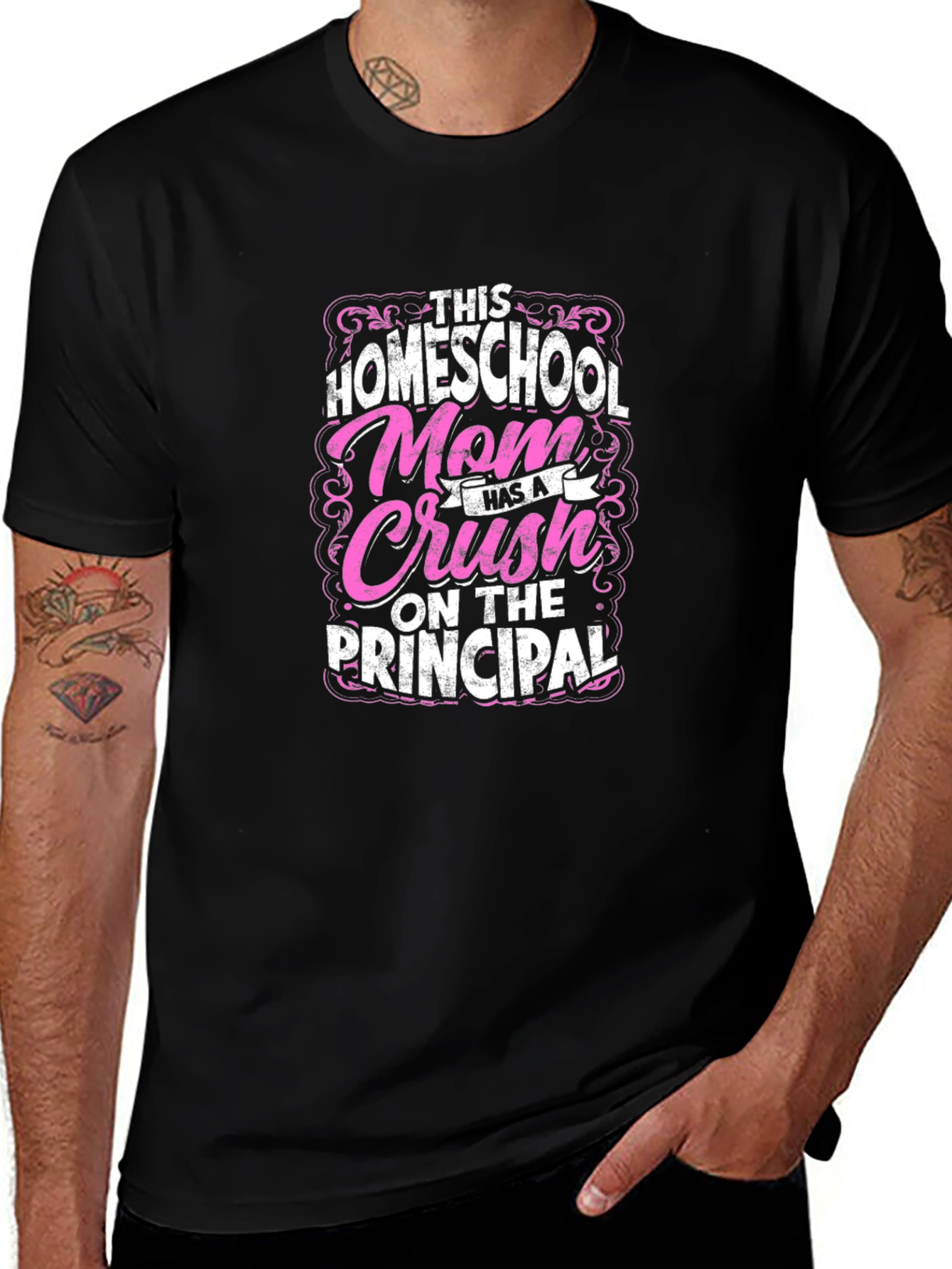 Variant 29 of Homeschool Mom Principal Crush T-Shirt