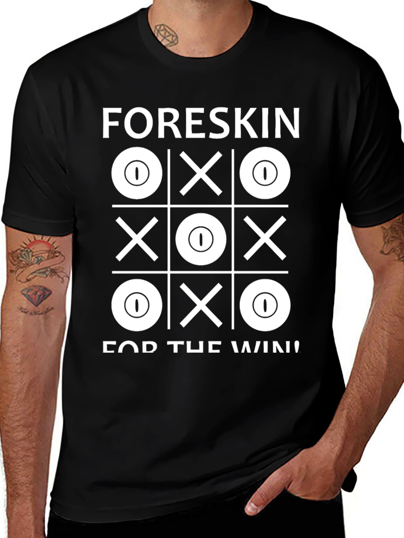 Variant 17 of Foreskin For The Win T-Shirt