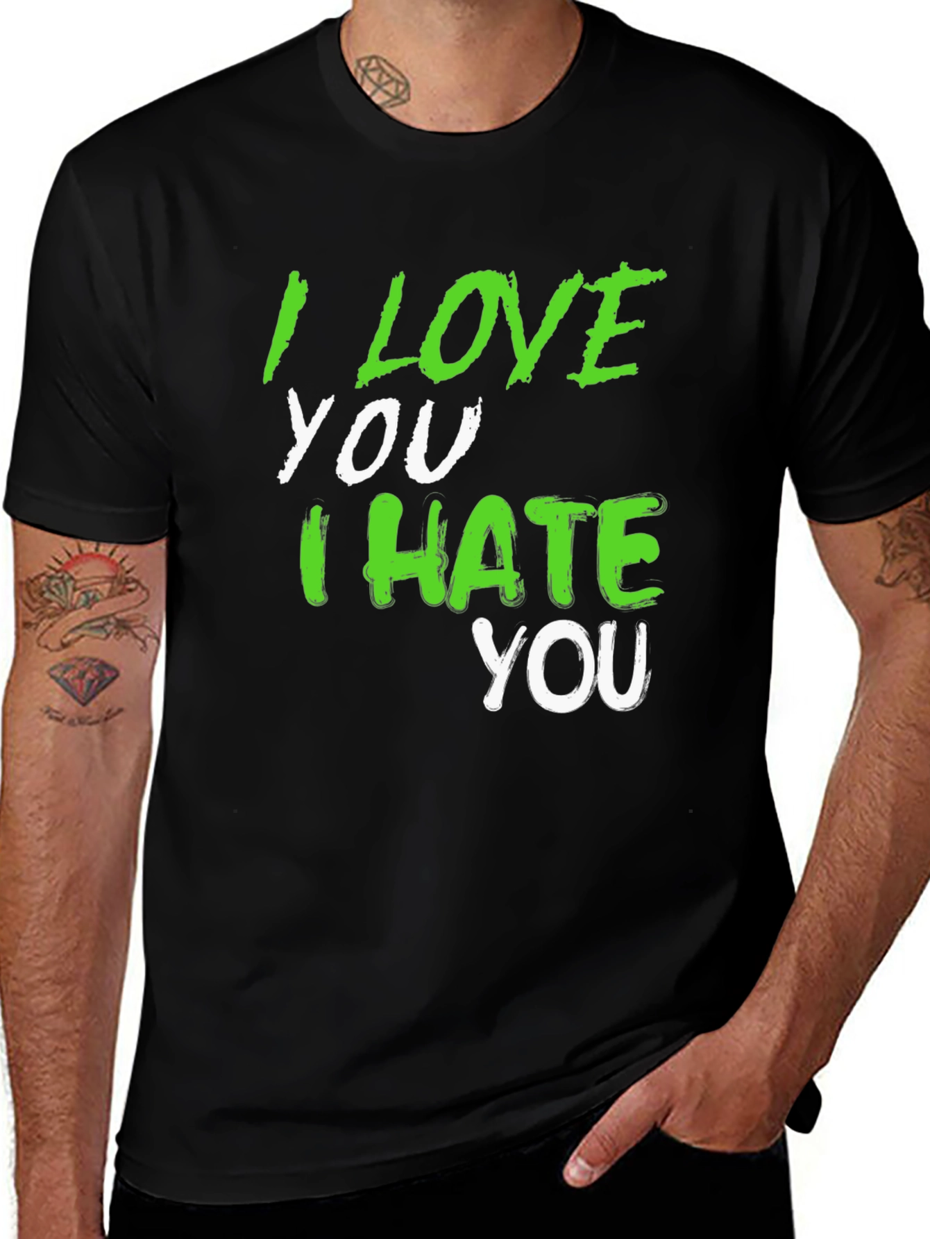 Variant 16 of I Love You, I Hate You Graphic Tee