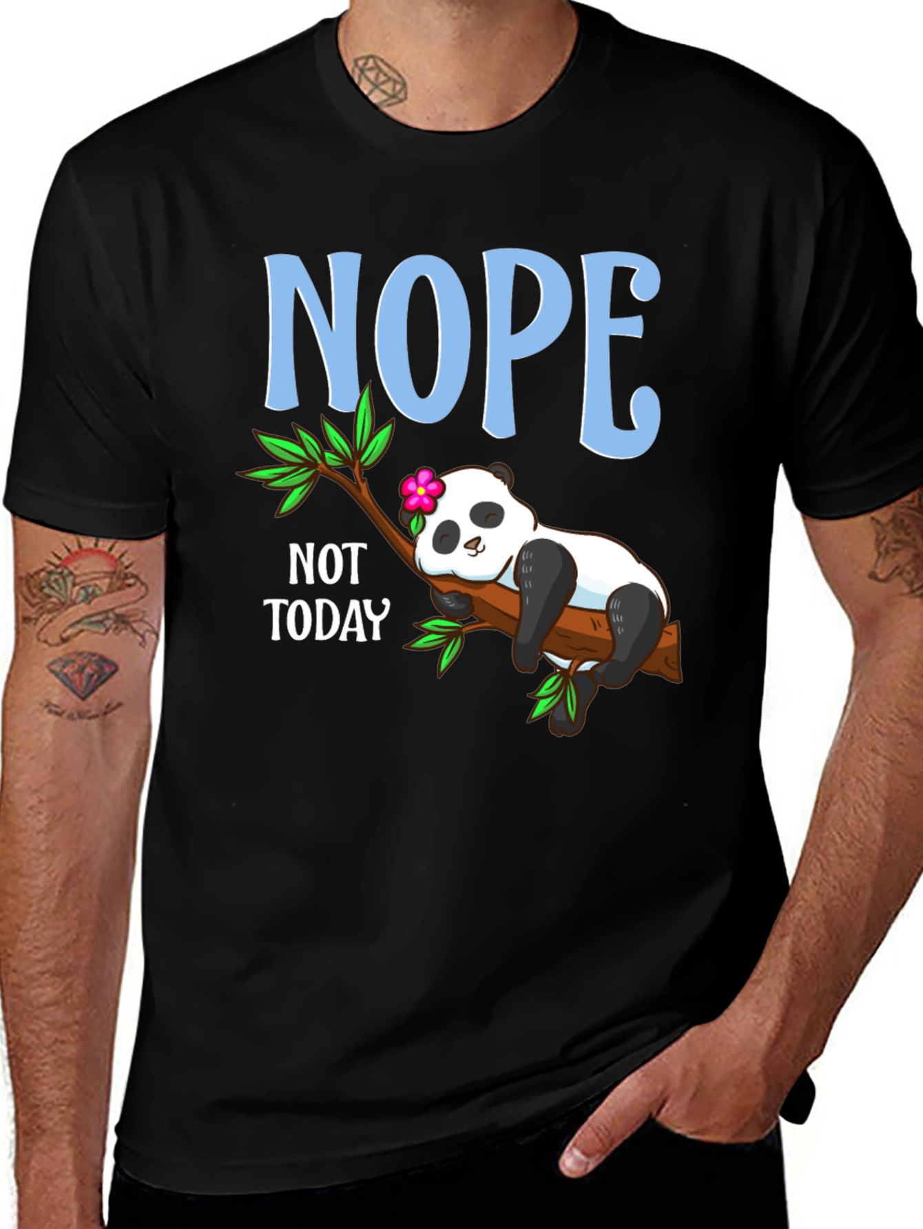 Variant 6 of Nope Not Today Panda T-Shirt