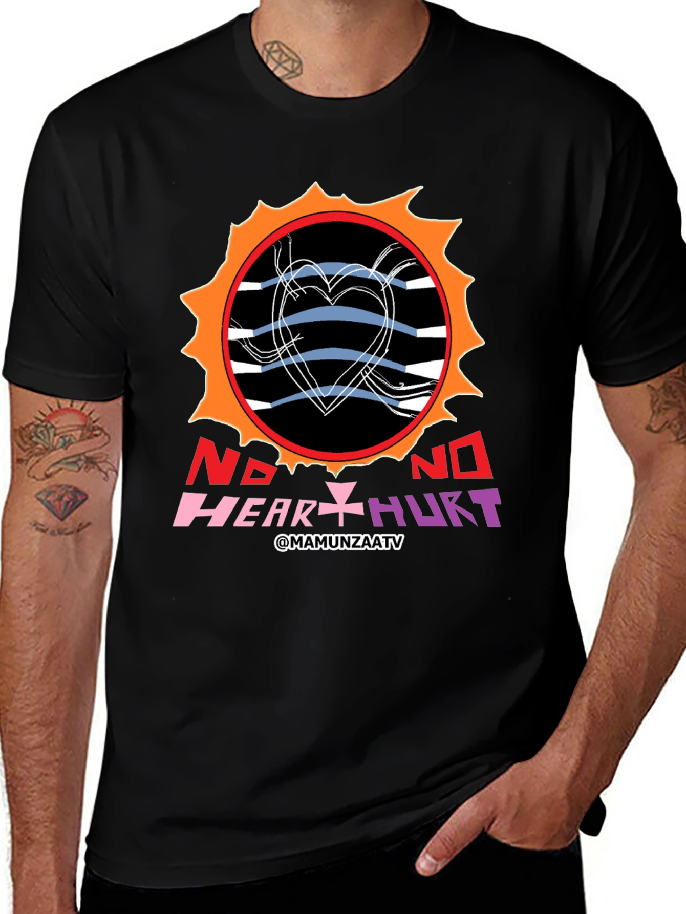 Variant 5 of No Heart Hurt Graphic T-Shirt