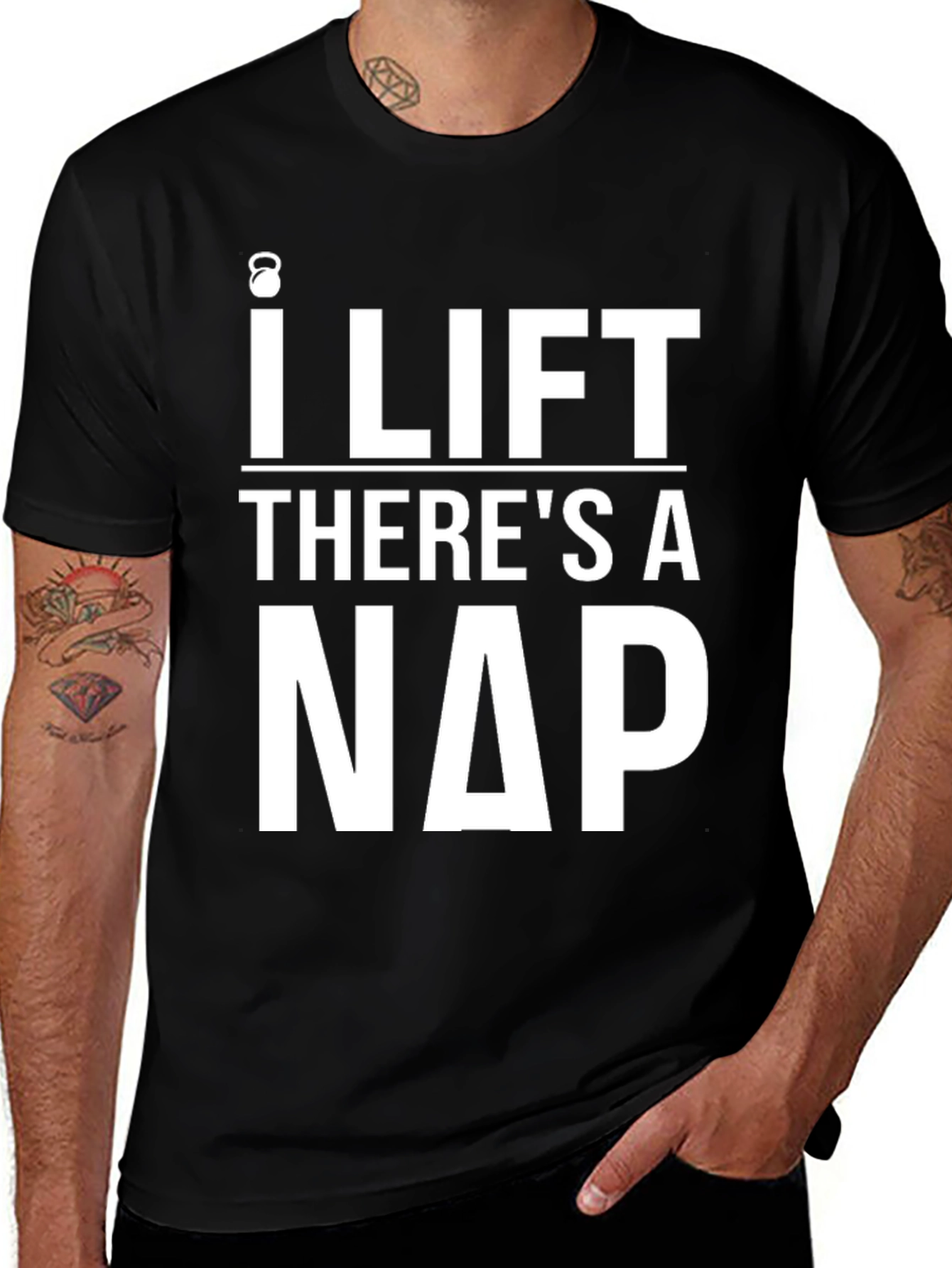 Variant 8 of I Lift, There's a Nap Funny Workout T-Shirt