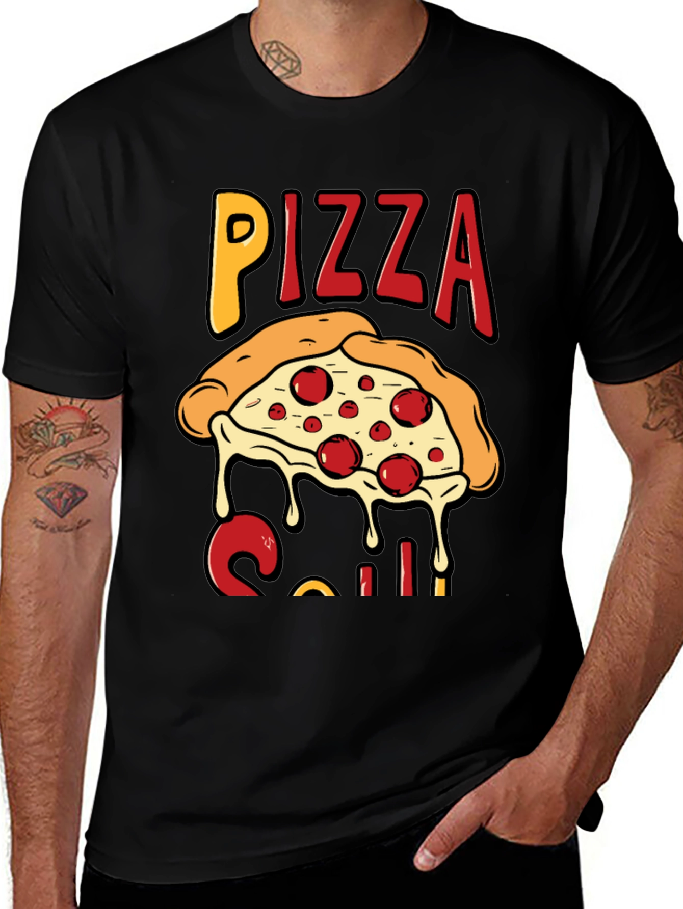 Variant 18 of Pizza Slice Graphic T-Shirt - Casual Wear
