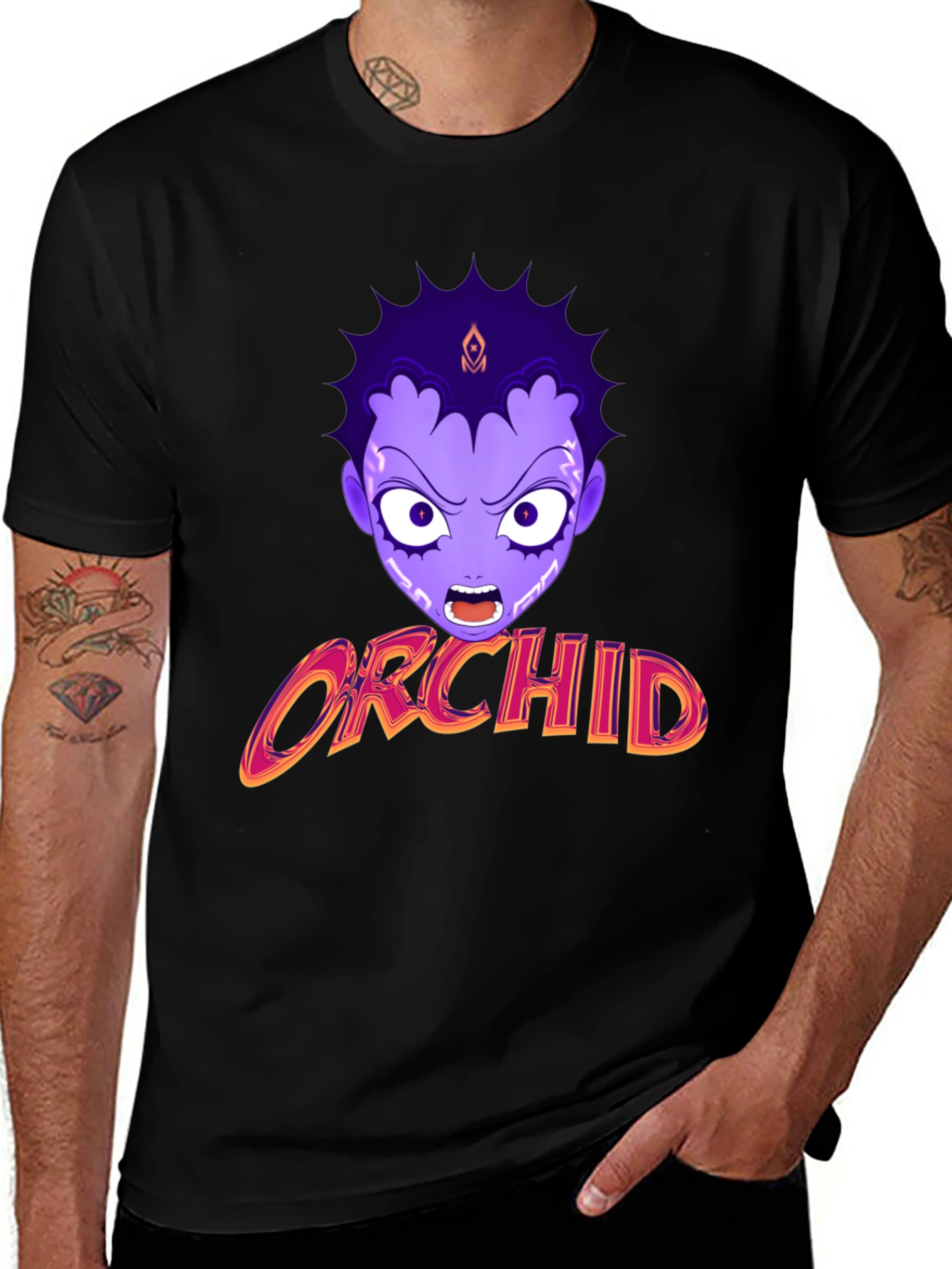 Variant 20 of Orchid Graphic Tee - Unique Anime Style Shirt