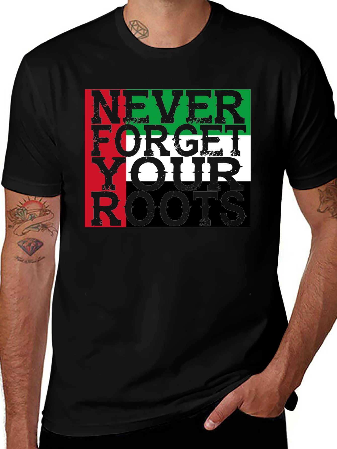 Variant 19 of Never Forget Your Roots Graphic T-Shirt