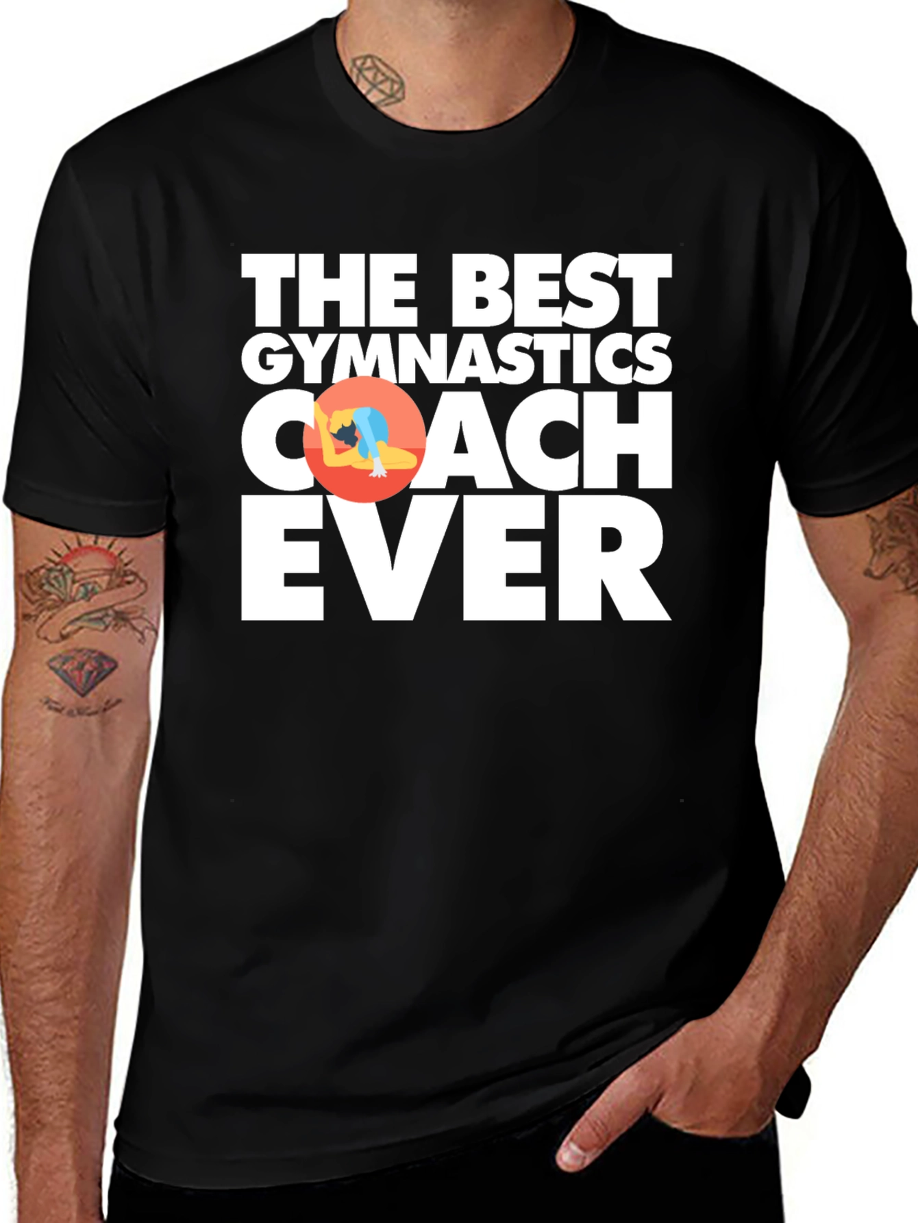Variant 22 of Gymnastics Coach T-Shirt - Best Coach Ever Graphic Tee