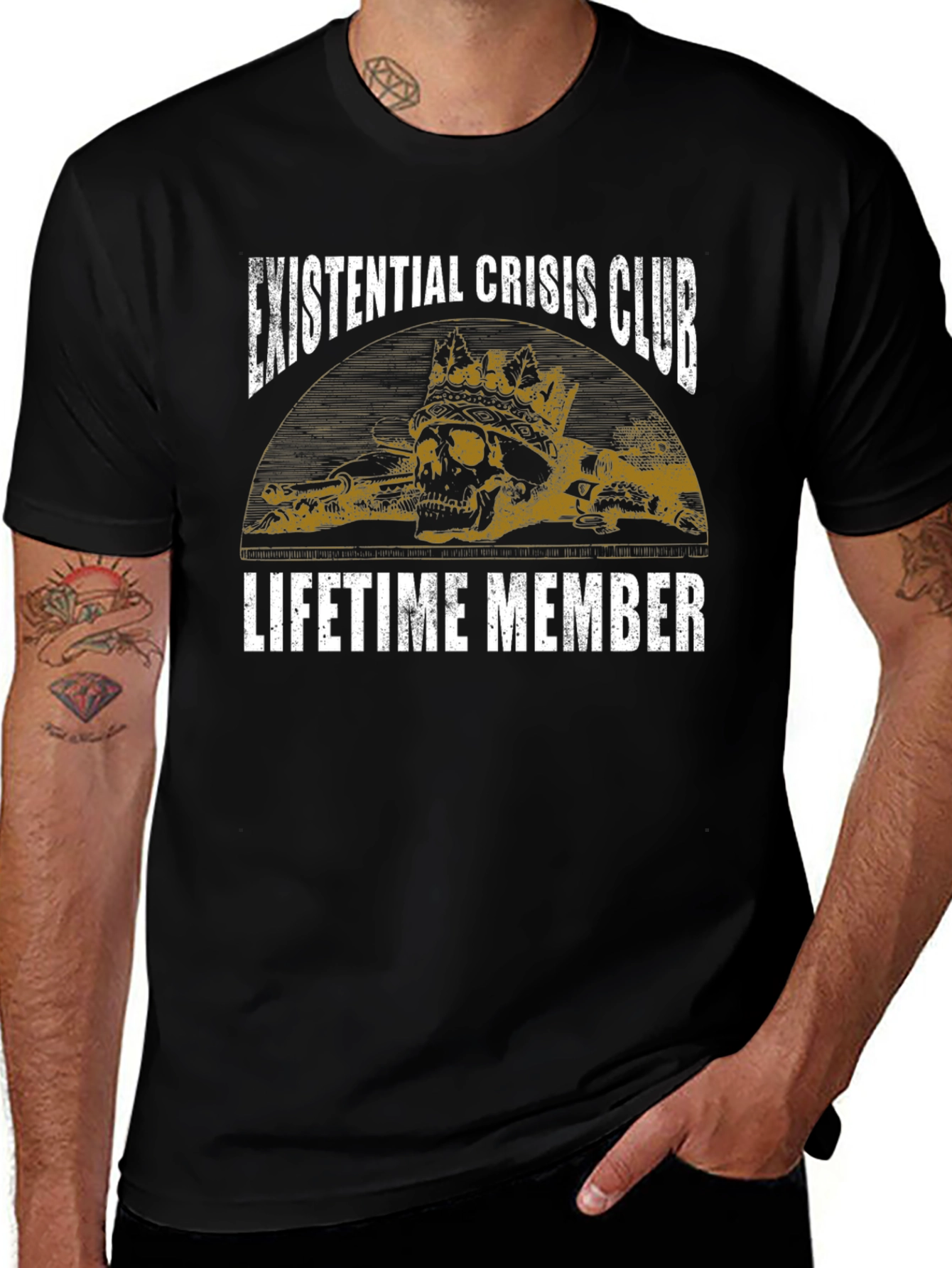 Variant 2 of Existential Crisis Club T-Shirt - Lifetime Member