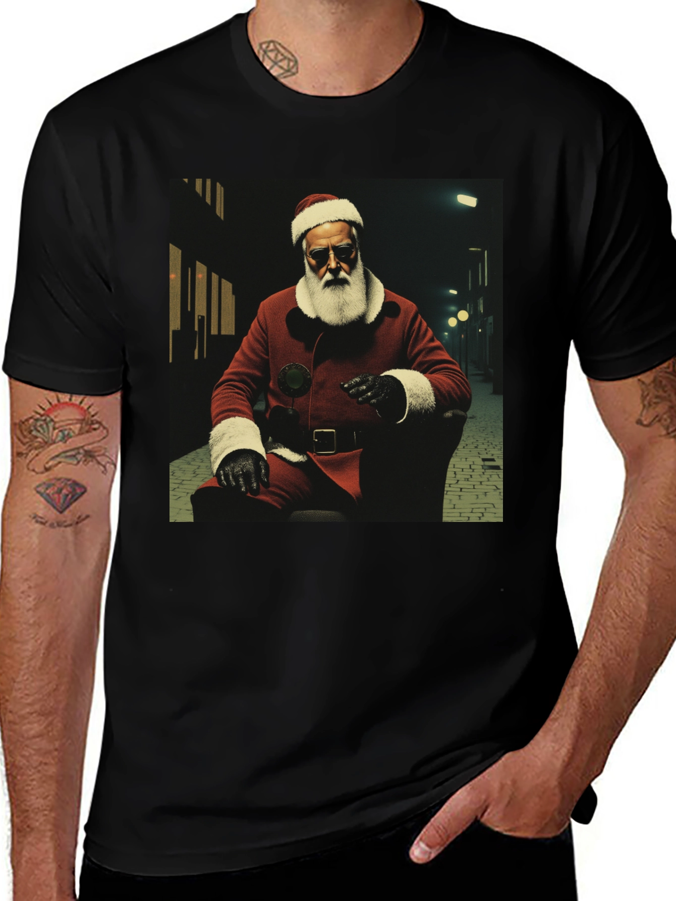 Variant 11 of Cool Santa T-Shirt
