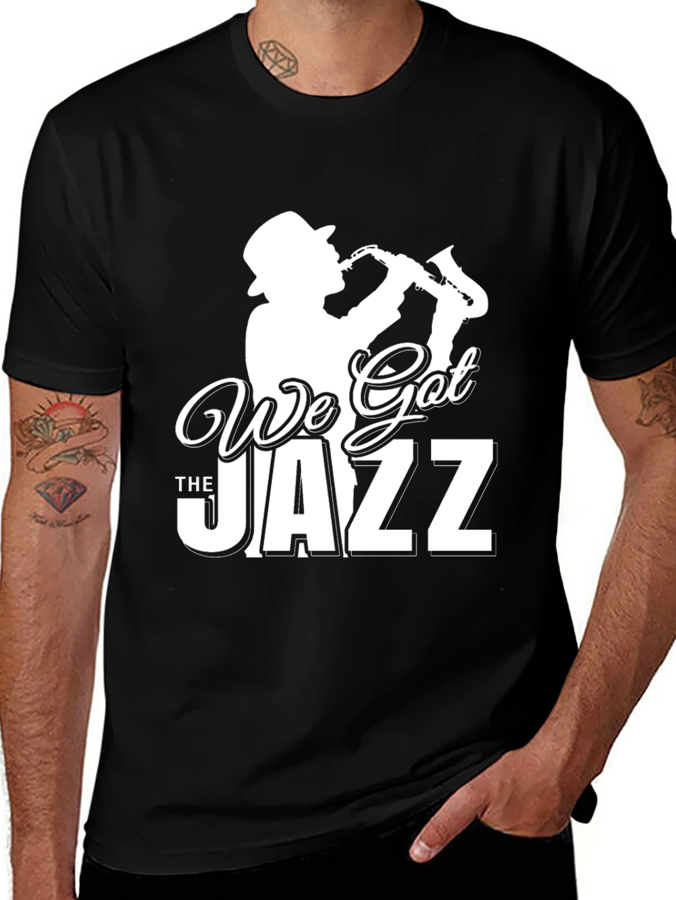Variant 26 of We Got The Jazz Black T-Shirt