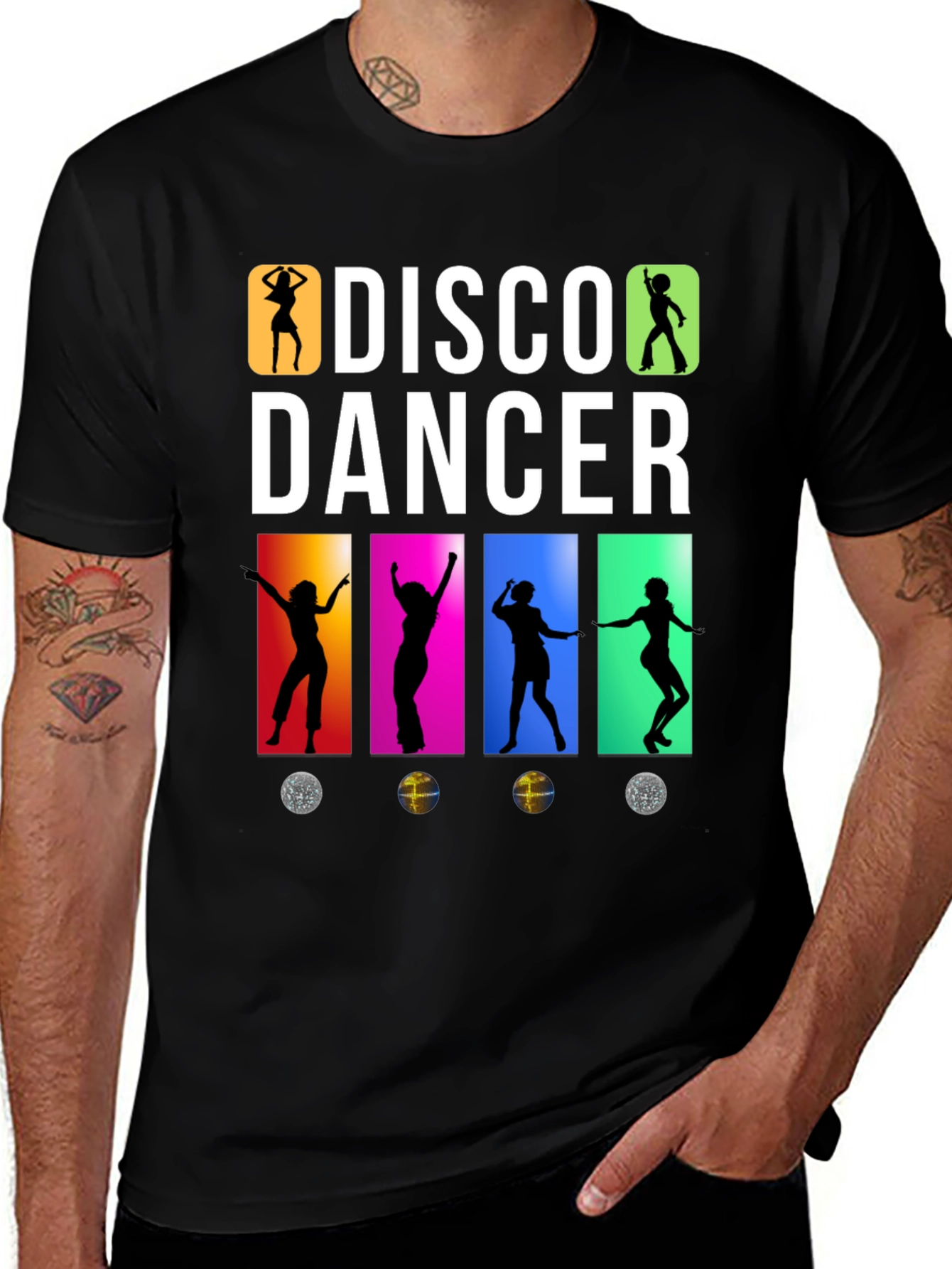 Retro Disco Dancer Graphic Tee