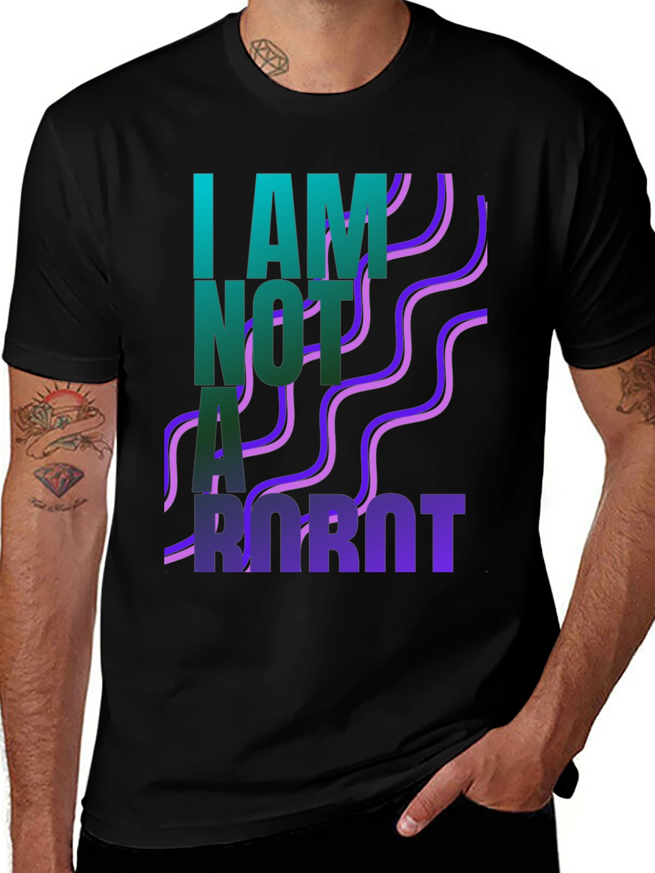 Variant 2 of I am Not a Robot Graphic Tee
