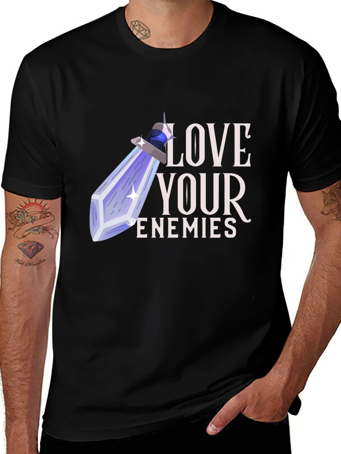 Variant 22 of Love Your Enemies Potion Graphic Tee