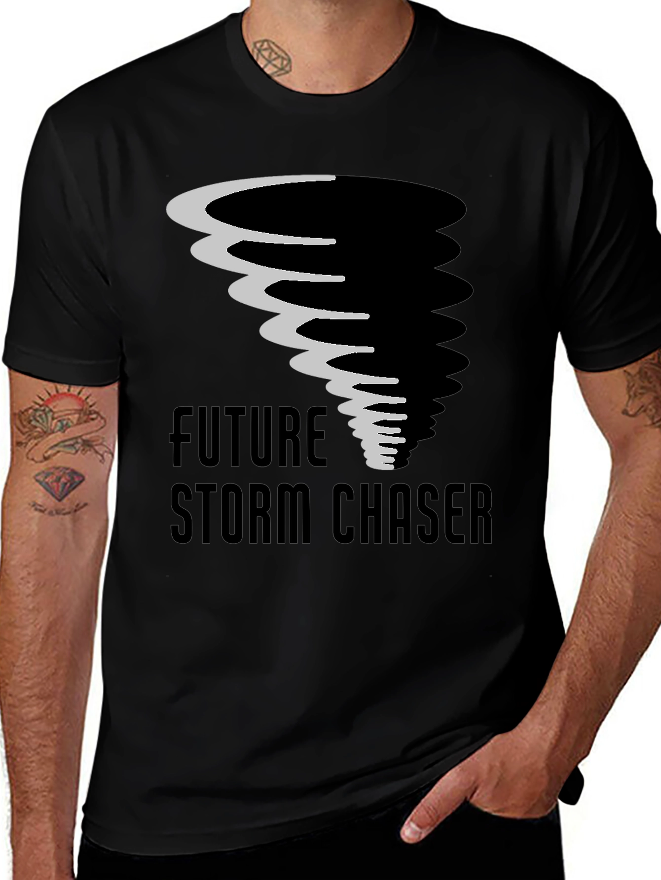 Variant 16 of Future Storm Chaser Black Graphic Tee