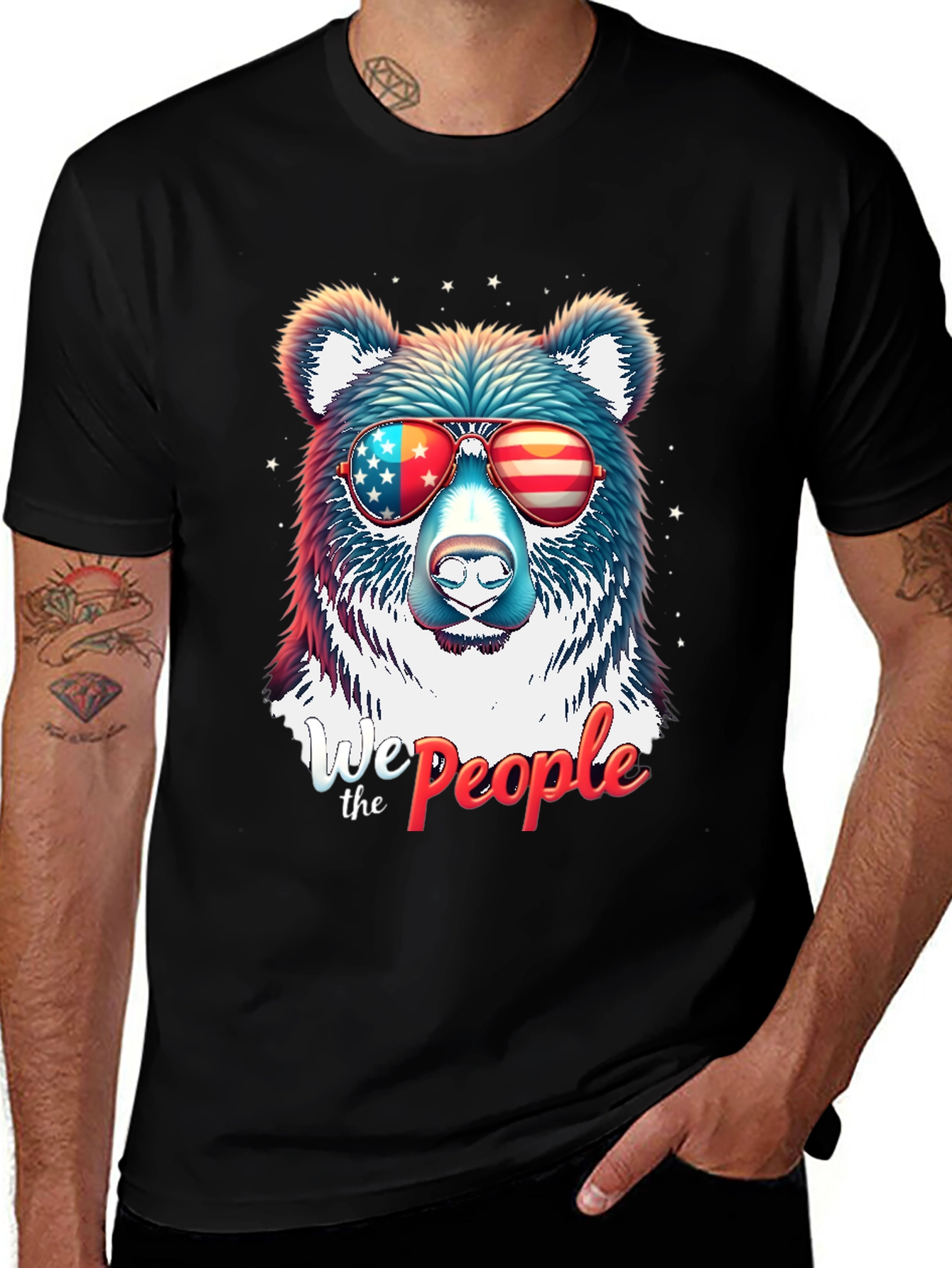 Variant 13 of Patriotic Bear T-Shirt