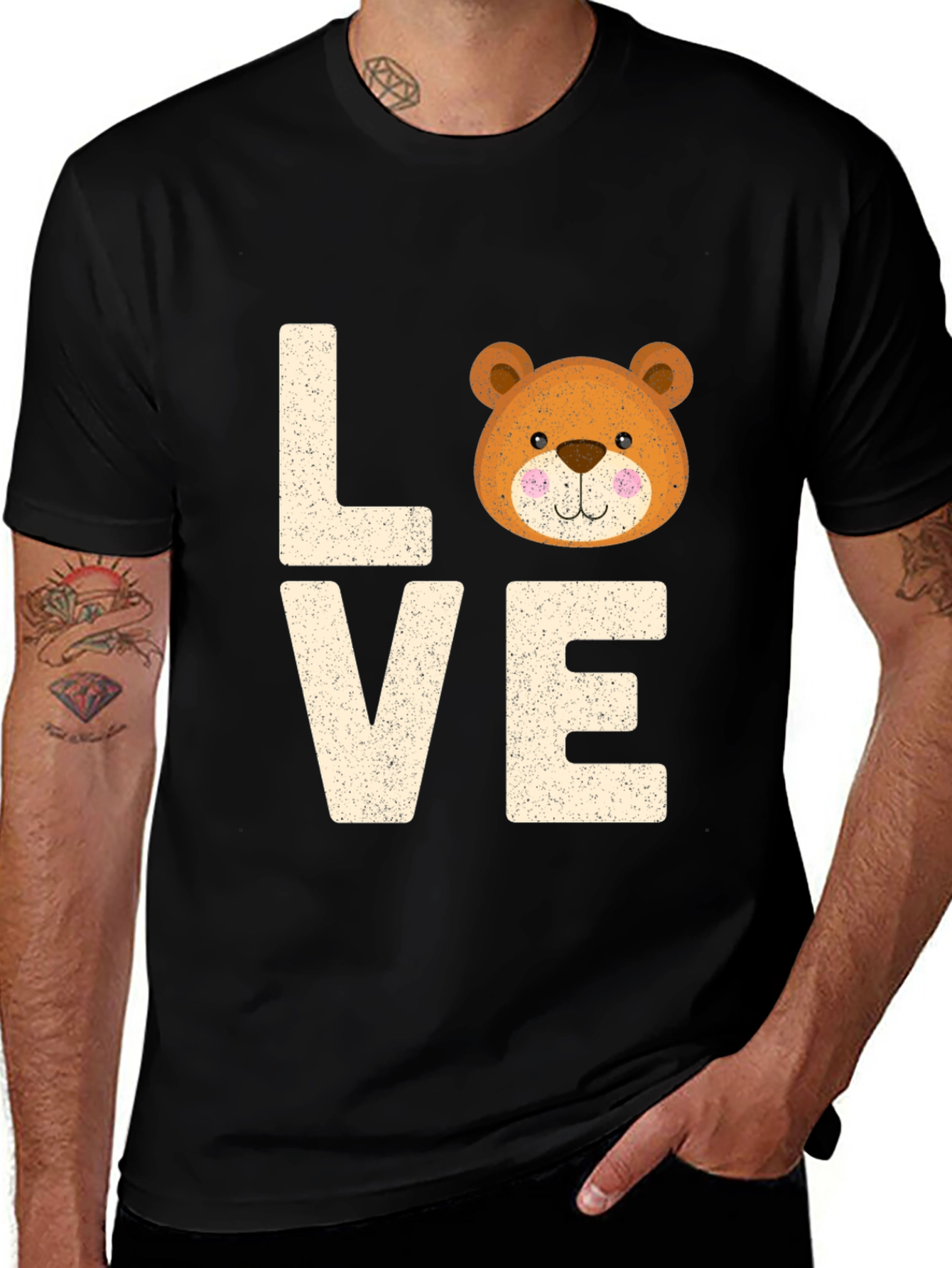Love Bear Graphic Tee - Casual Comfort