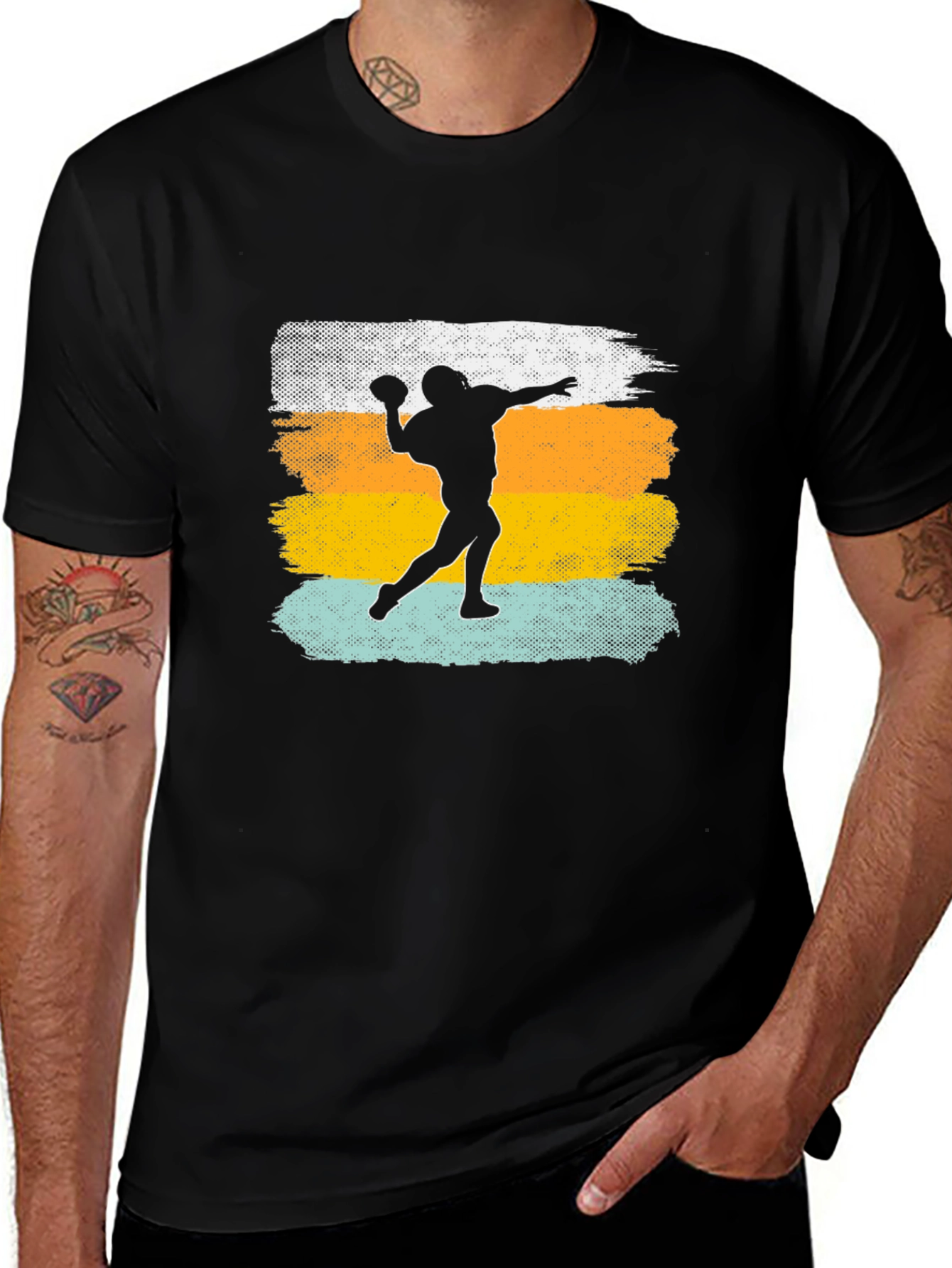 Variant 11 of Retro Football Throwback T-Shirt