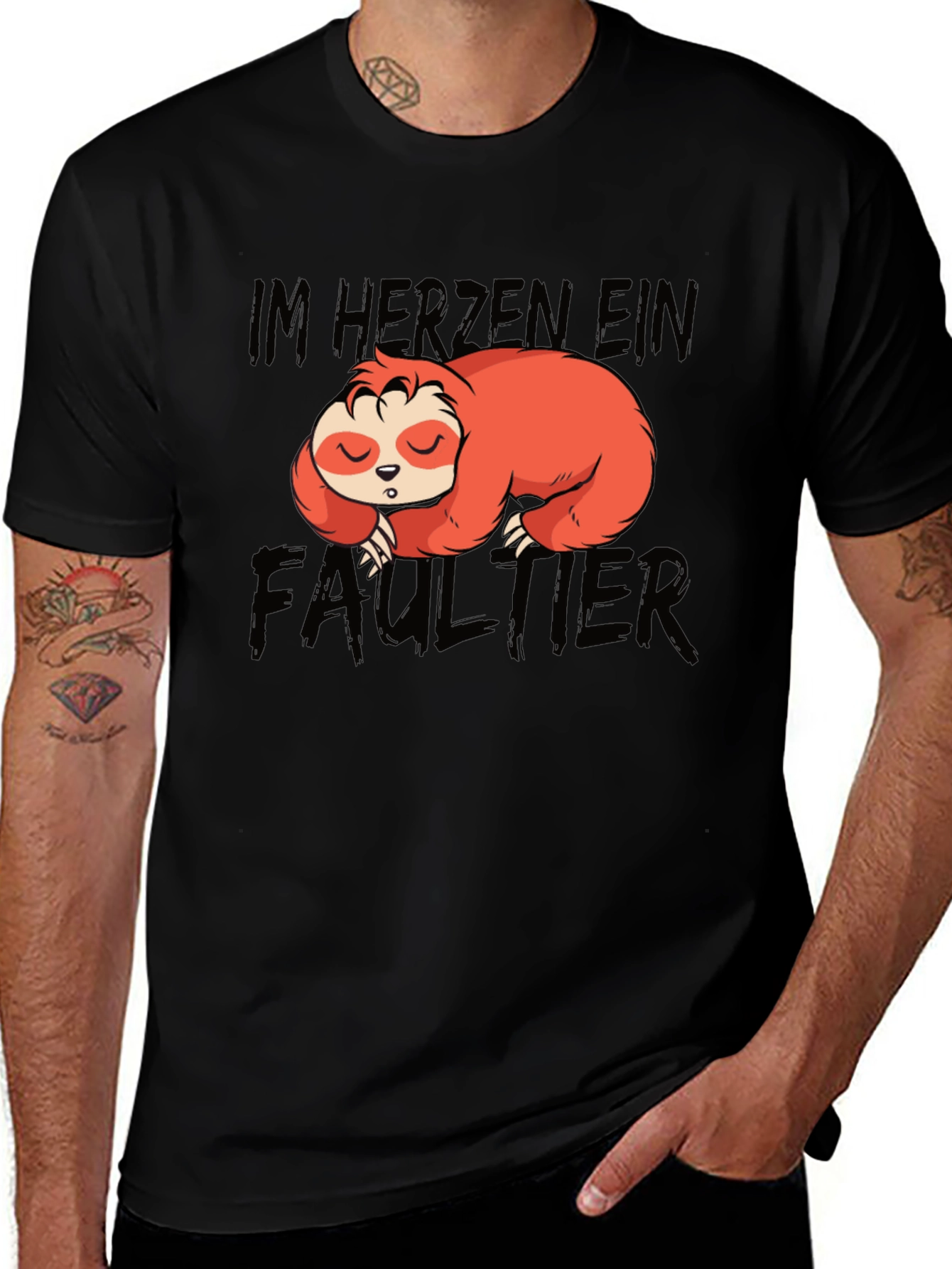 Variant 30 of Im Herzen Ein Faultier Sloth Graphic T-Shirt