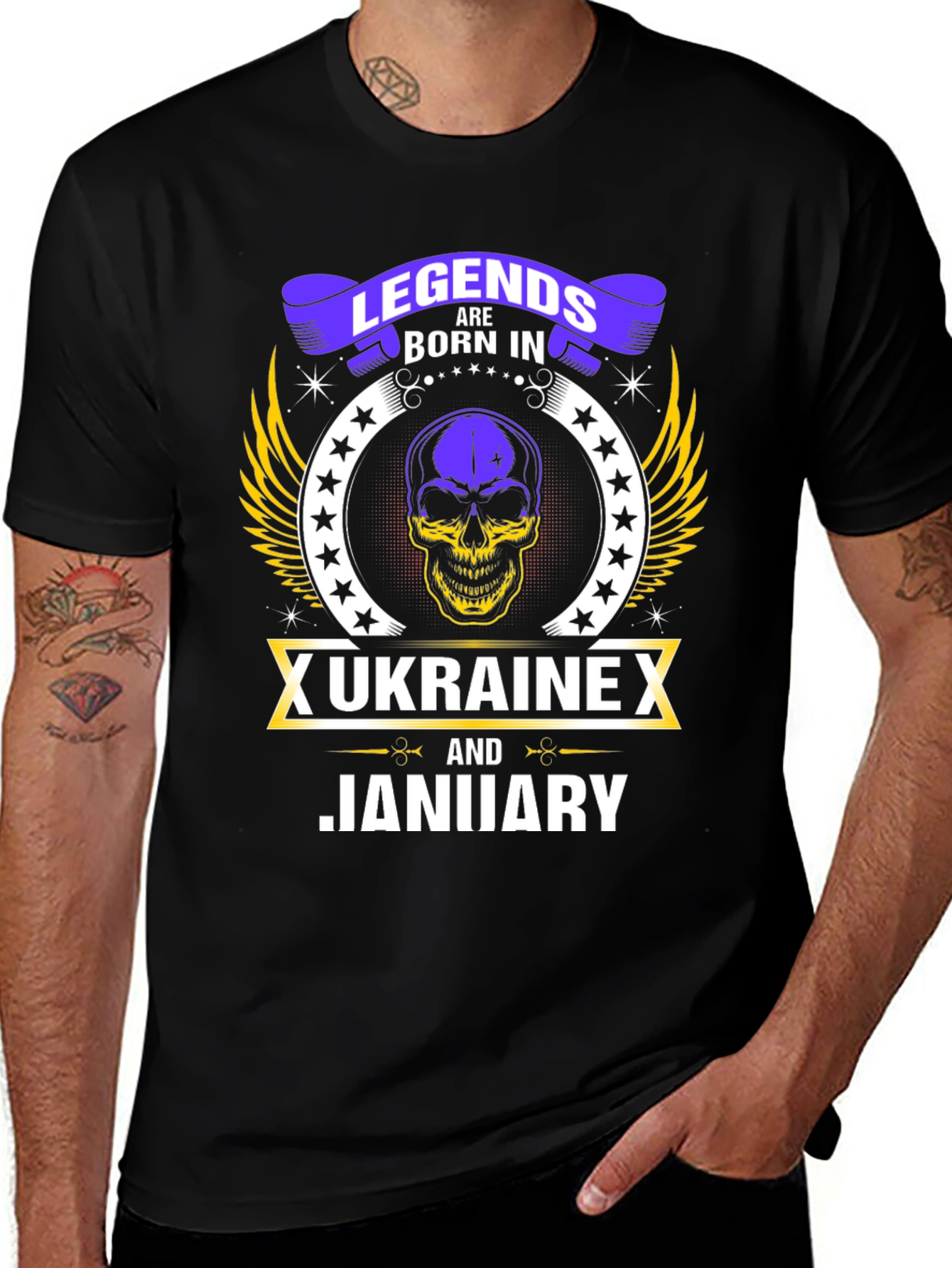 Ukraine Legends Born in January T-Shirt