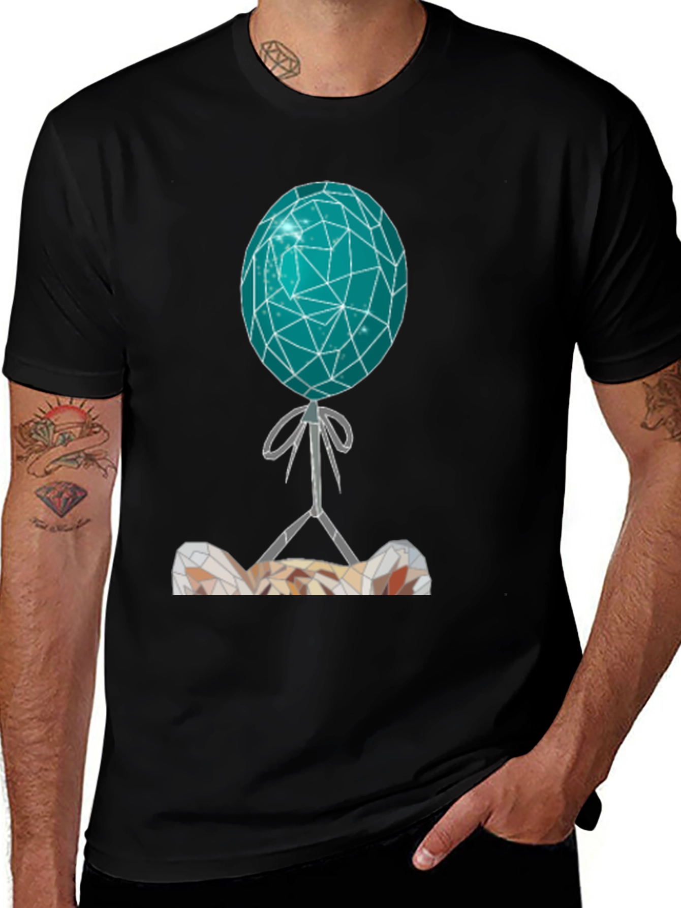 Variant 8 of Geometric Balloon T-Shirt