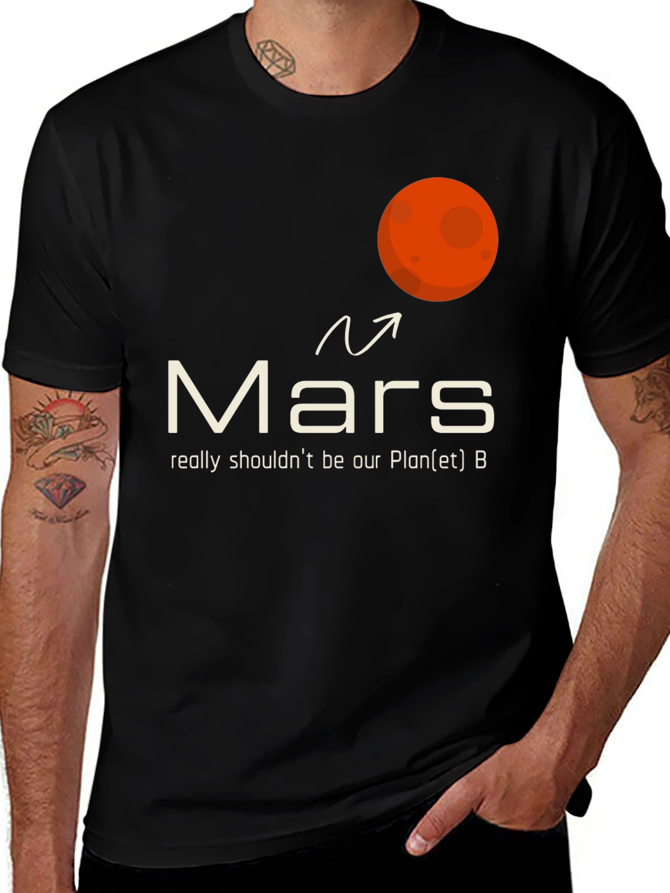 Variant 2 of Mars Plan B Graphic T-Shirt